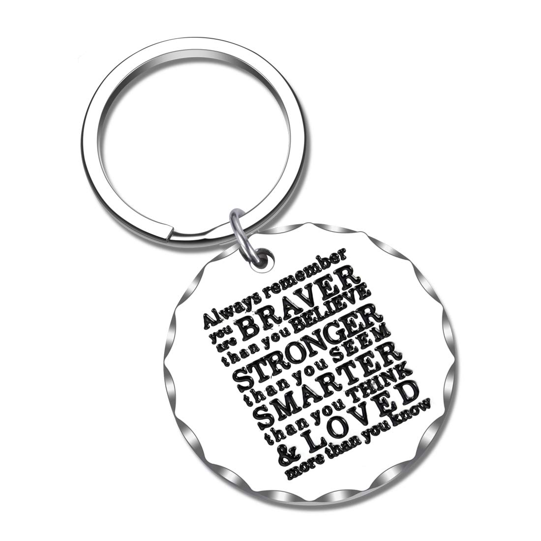 Arovene Inspirational Keychain - Motivational Gifts for Teen Boys & Girls, Christmas Stocking Stuffers, Graduation & Birthday Presents for Son/Daughter - Perfect for Daily Encouragement & Friendship Tokens