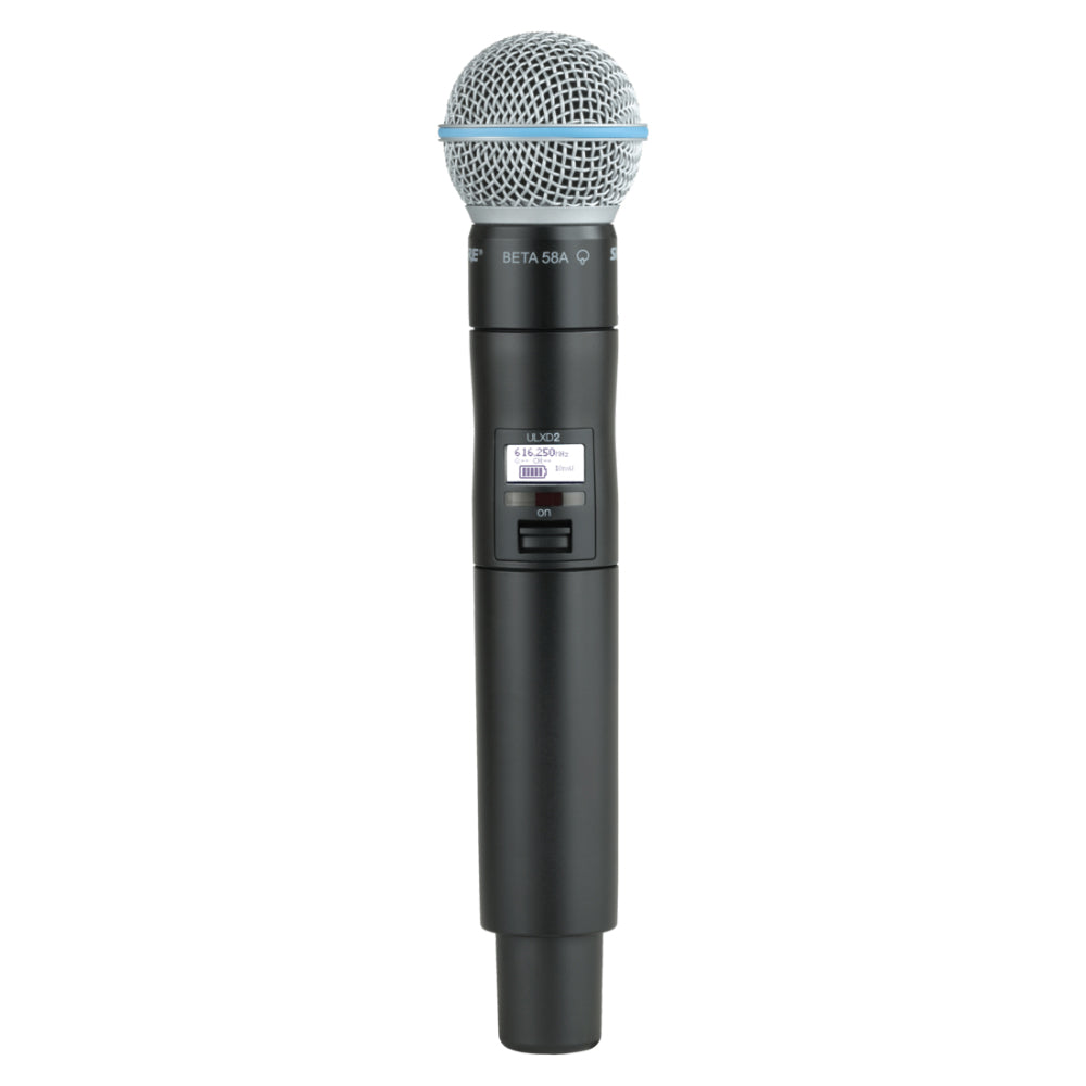 Shure ULX D B58 Wireless Handheld Microphone - Professional Vocal Mic for Live Performances, Concerts & Studio Recording
