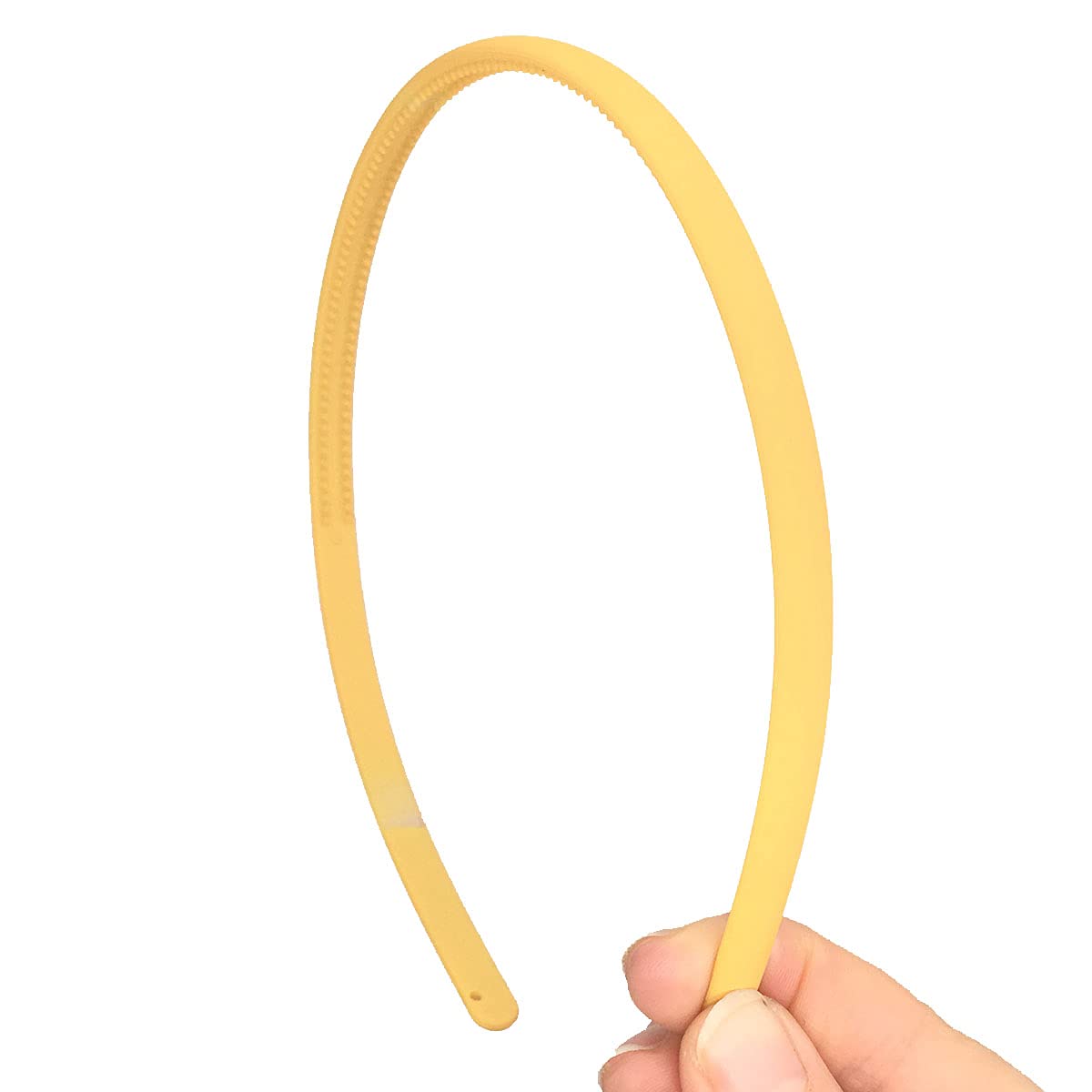 12pcs 8mm Thin Headbands for Women & Girls - Non-Slip Rubber Grip Hair Bands with Teeth - Soft Plastic Hair Accessories for Kids, Teens & Adults - Perfect for School, Sports, Work & Everyday Styling