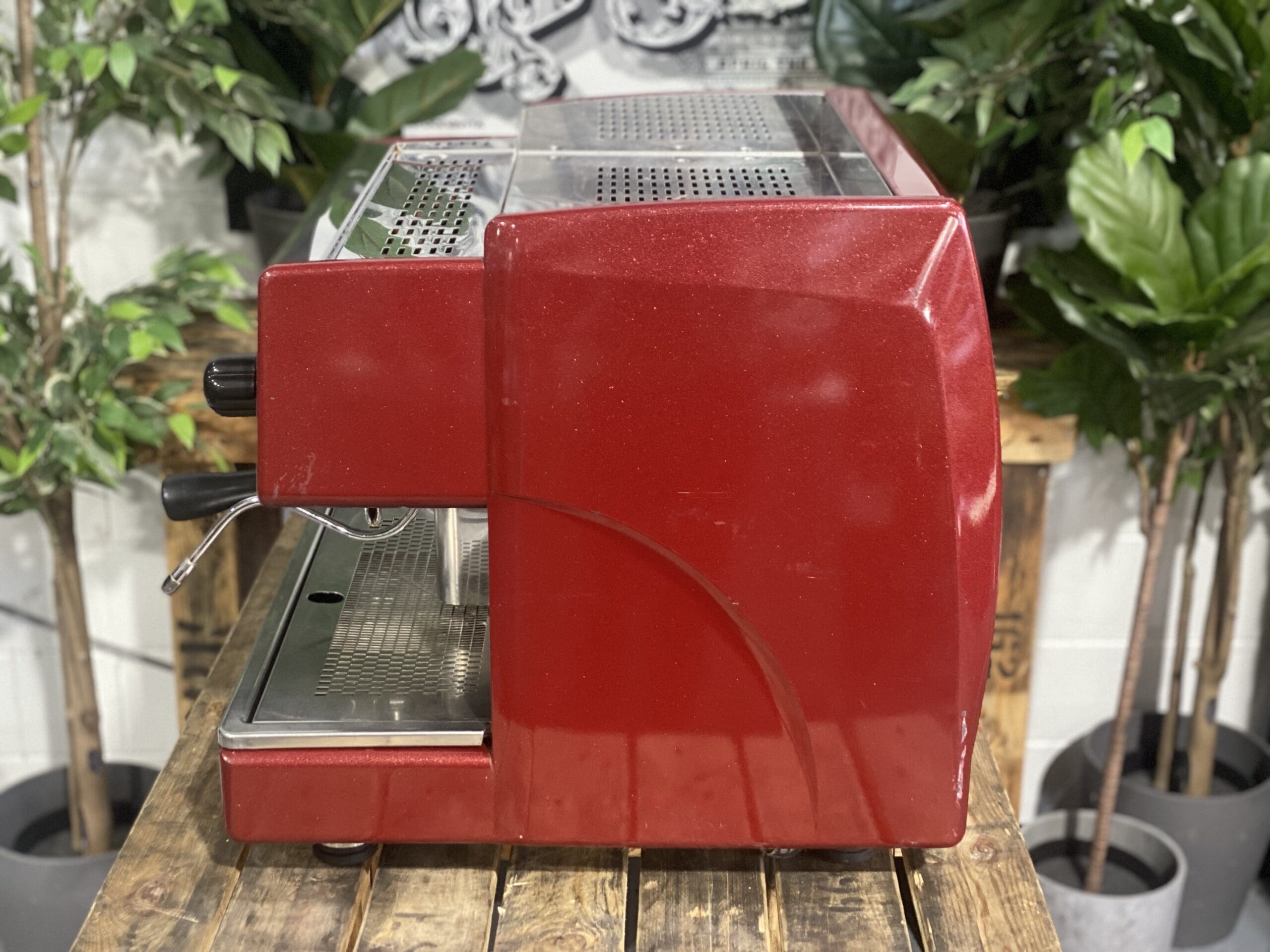 CMA 1 Group Red Espresso Coffee Machine - Professional Commercial Grade Espresso Maker for Home & Cafe Use | Perfect for Coffee Shops, Restaurants & Home Baristas