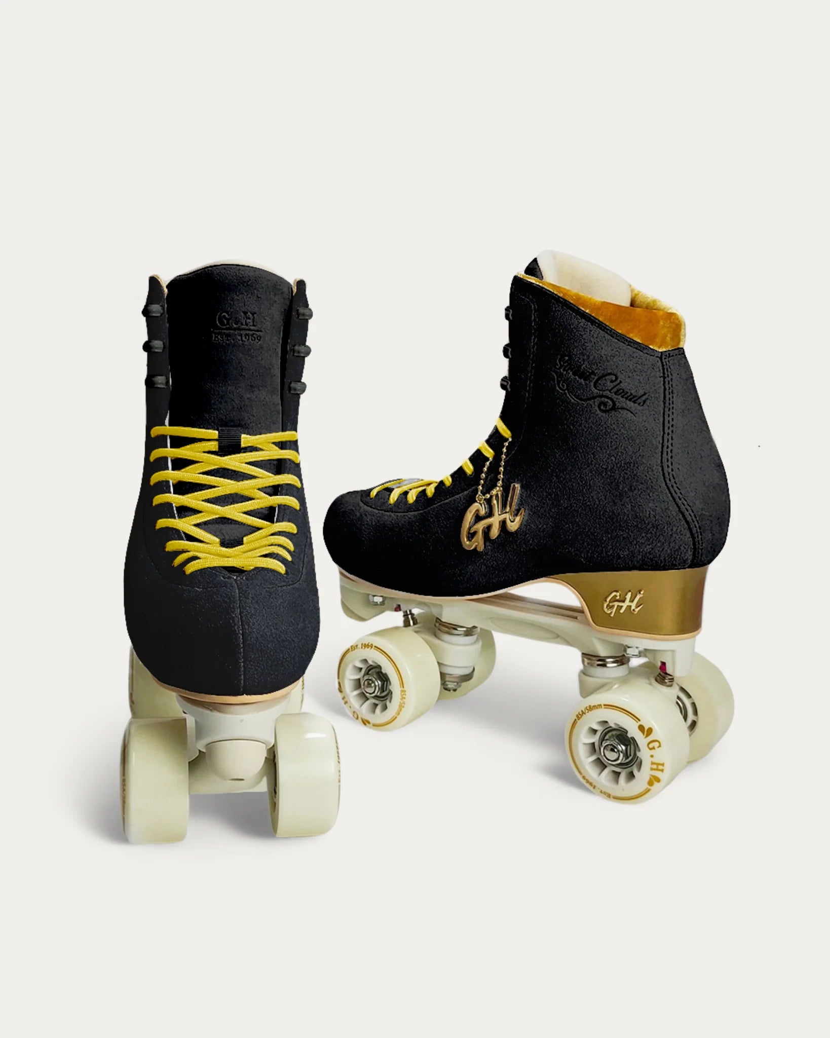 GH Street Clouds Quad Roller Skates for Women & Men - Adjustable Outdoor/Indoor Roller Skates with Light-Up Wheels - Perfect for Rink, Park, Street Skating & Fitness