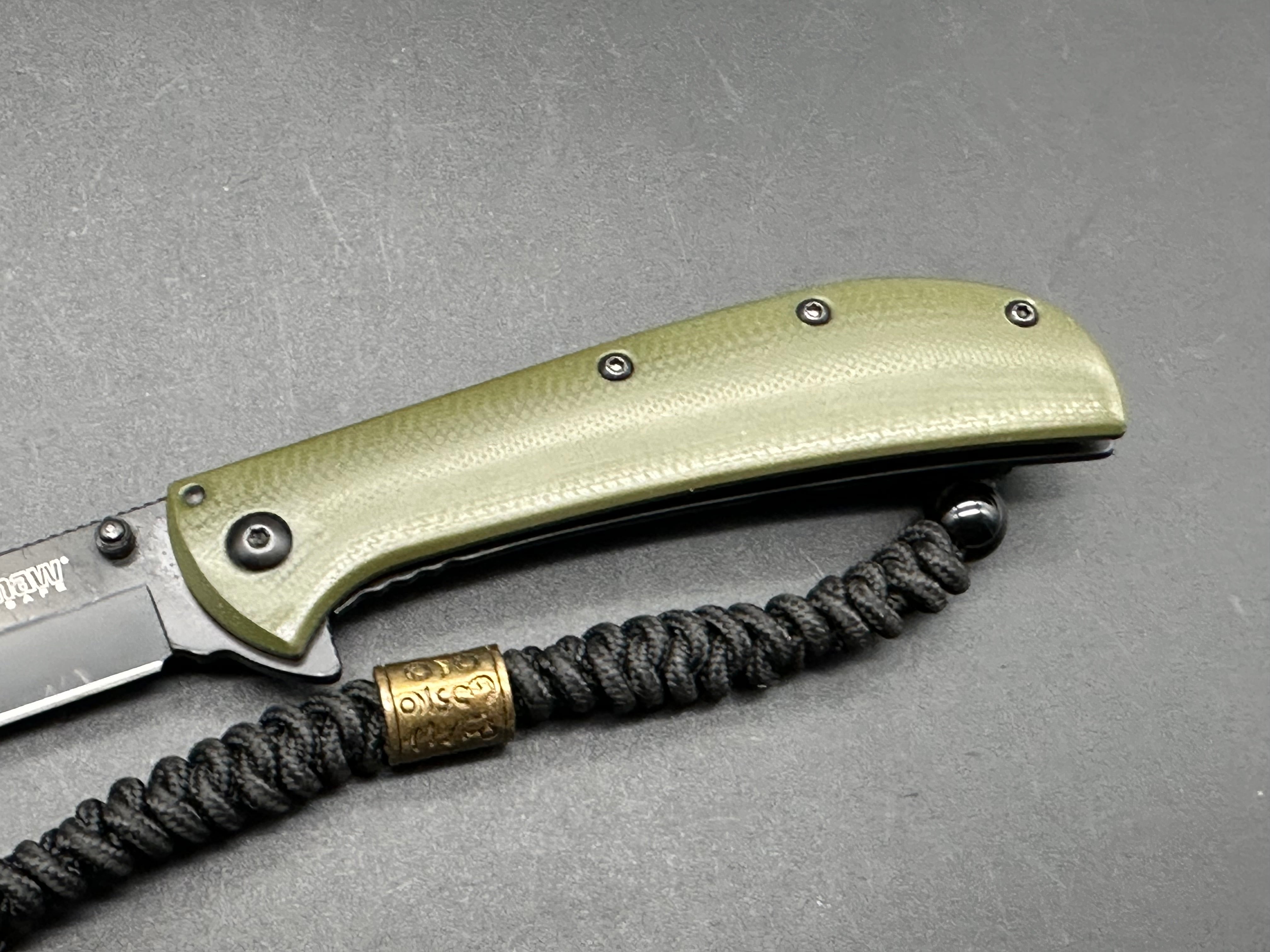 Kershaw Al Mar 4 Black & Green Spring Assisted Pocket Knife - EDC, Outdoor Camping & Survival Gear
