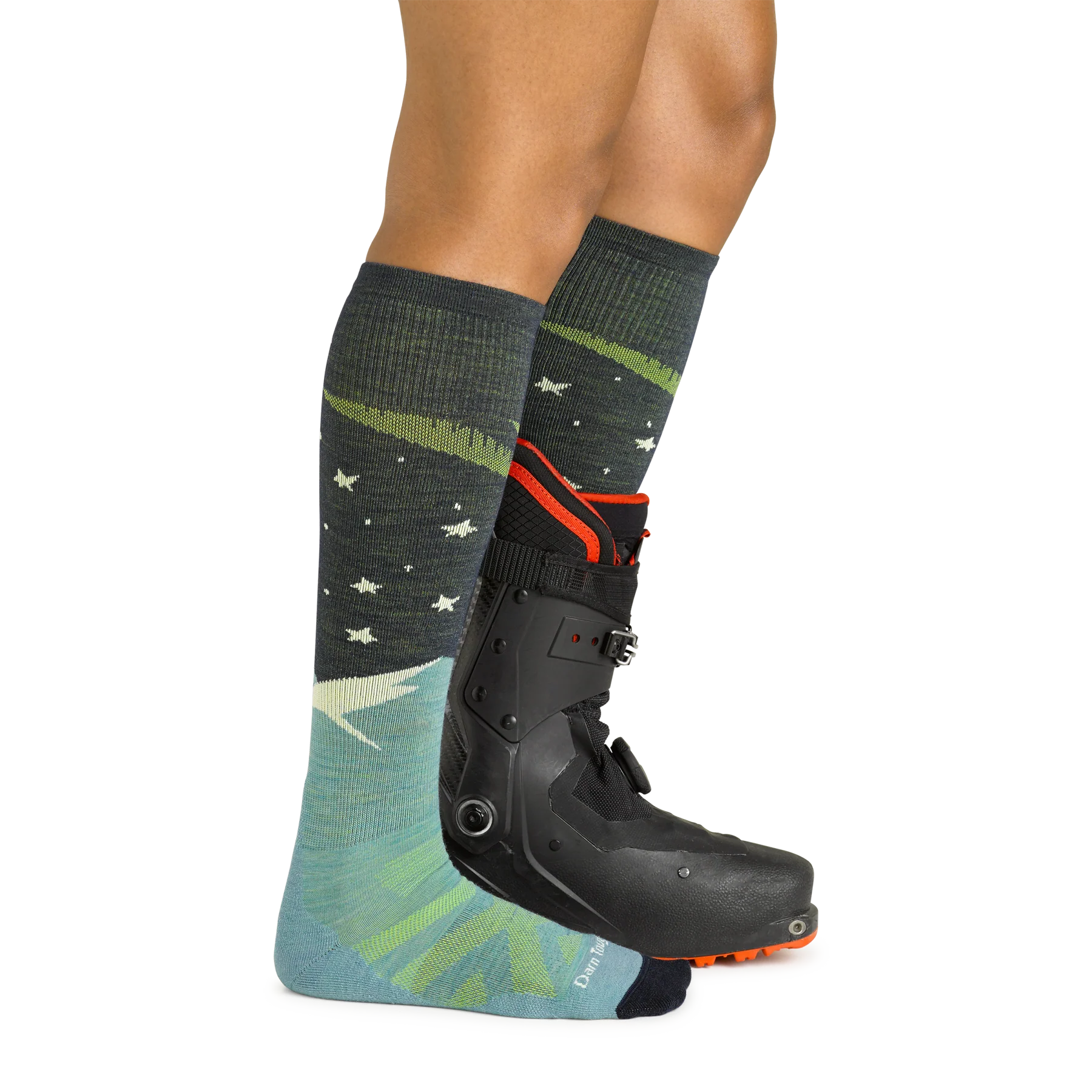 Aurora Women's Over The Calf Lightweight Ski & Snowboard Socks - D8036W - Warm & Breathable for Winter Sports & Outdoor Activities