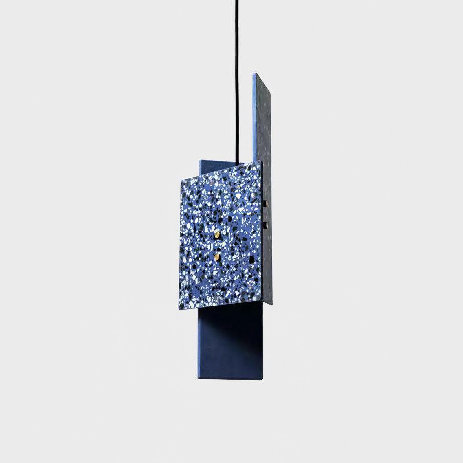 Modern Terrazzo Pendant Light - Handcrafted Hanging Lamp for Kitchen Island, Dining Room & Bedroom Decor