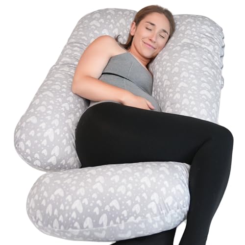 Ultra-soft Fabric Grey Hearts