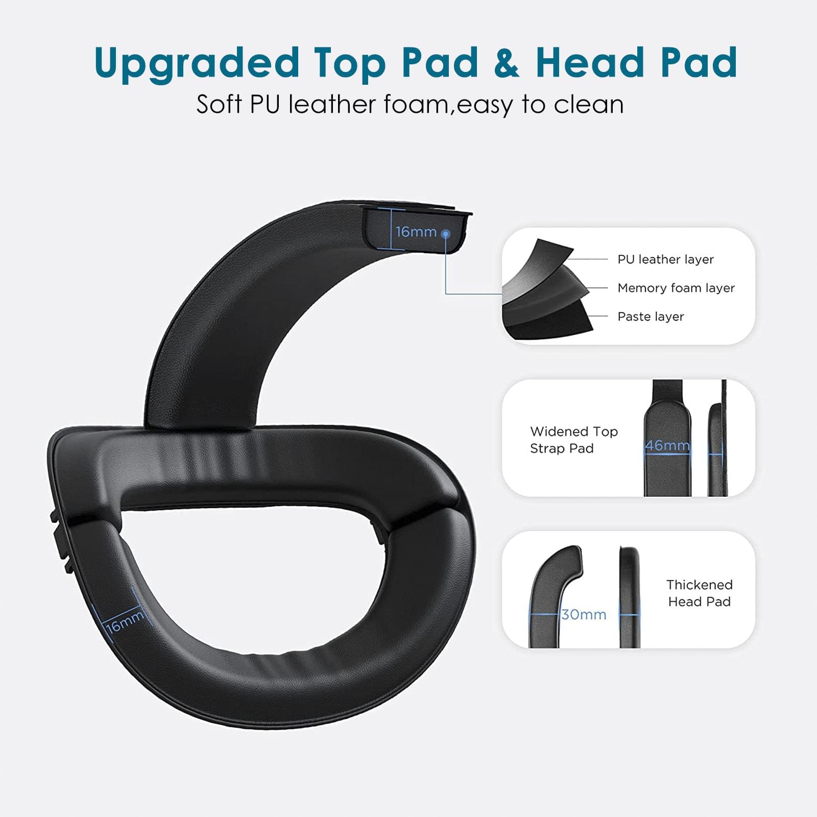 3D Virtual Reality Headset for Quest 3 - Adjustable Head Strap VR Gaming Headset with Comfortable Padding for Extended Play - Perfect for Movies & Games (Panda Design, Battery Not Included) - Ideal for Home Entertainment & VR Experiences
