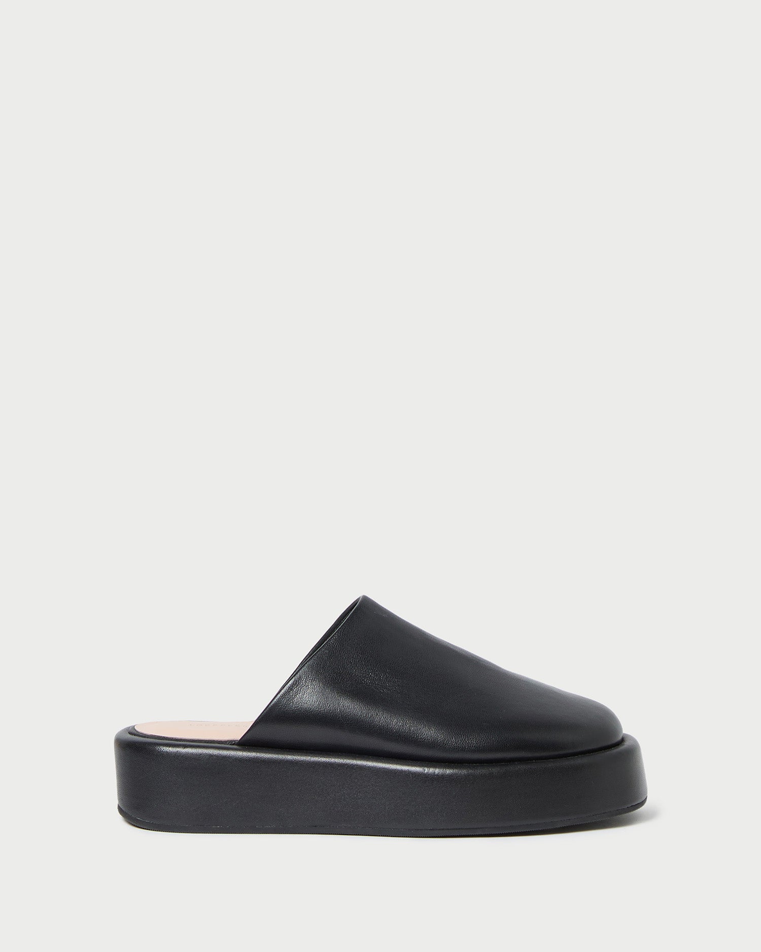 Haven Black Leather Mule Shoes for Women - Comfortable Slip-On Loafers for Casual Wear, Office & Travel
