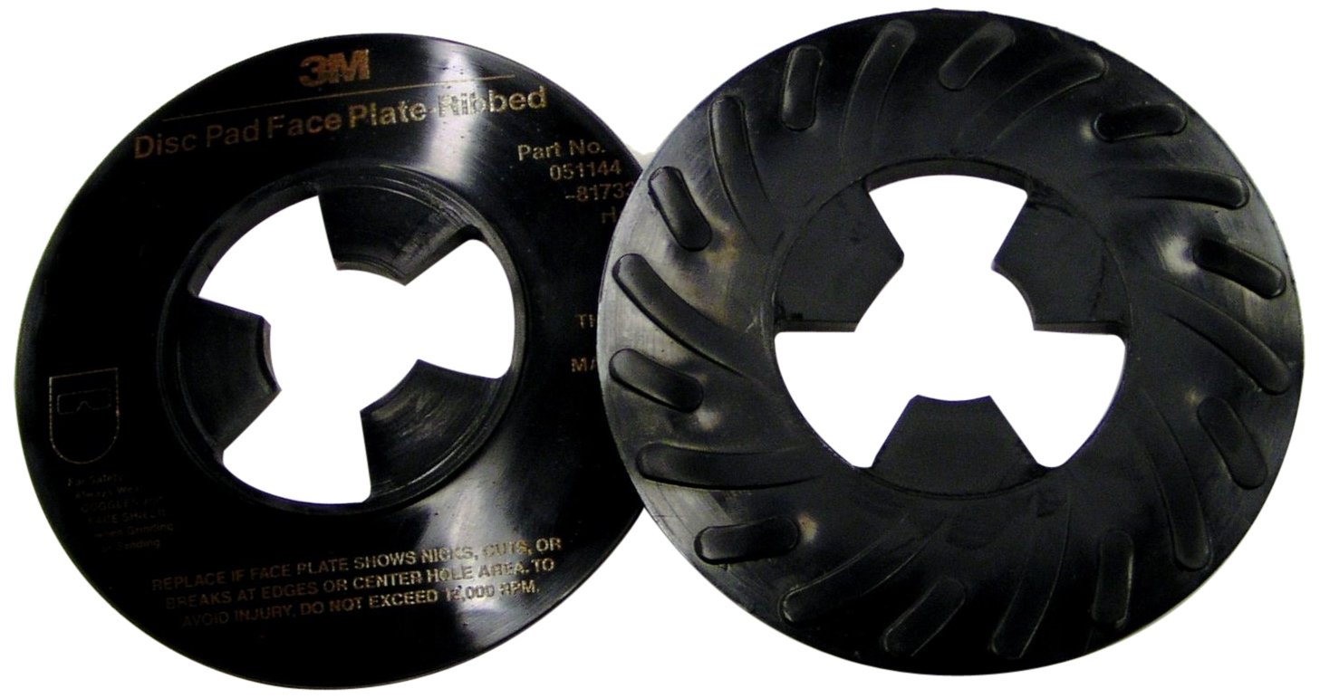 3M Disc Pad Face Plate Ribbed 28657 - 4