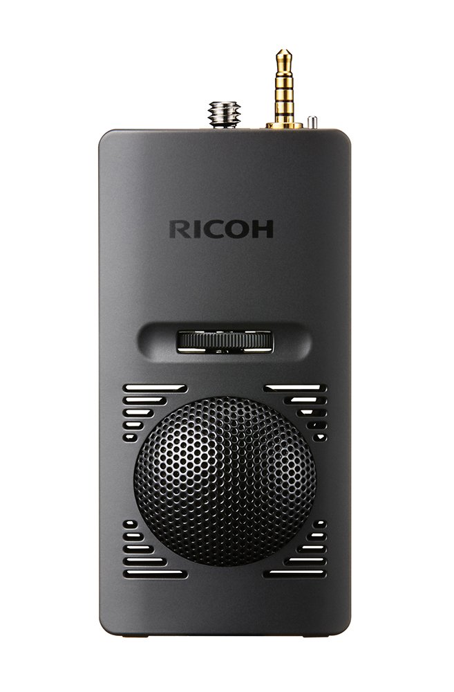 Ricoh TA-1 3D Audio Microphone for Theta V 360 Camera - Binaural Recording for VR/ASMR/YouTube Videos - Perfect for Travel Vlogging & Immersive Sound Capture