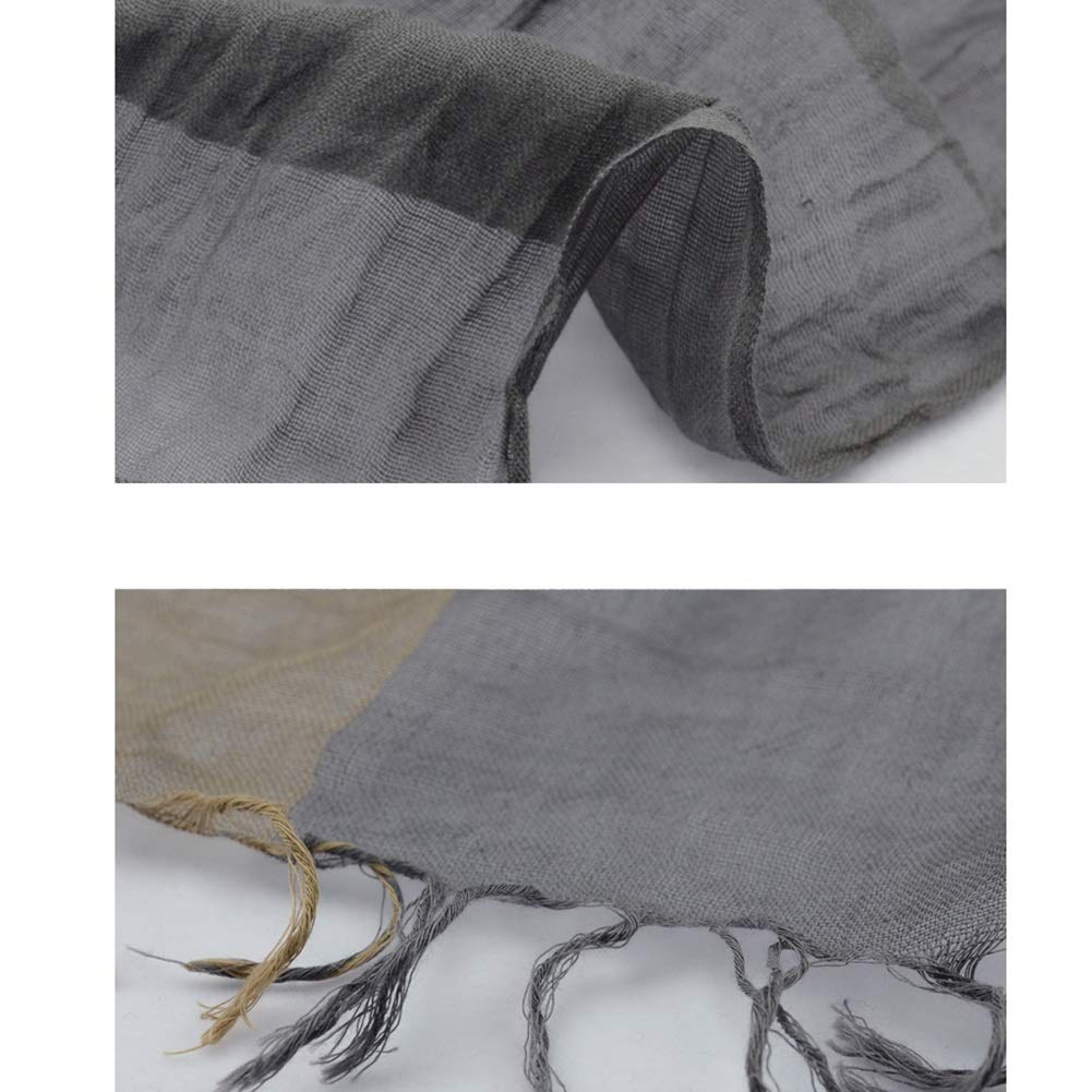 Men's Winter Tassel Scarf - Soft Warm Lightweight Shawl for Fall & Winter - Fashionable Wrap Scarf in Classic Colors - Perfect for Outdoor Activities & Cold Weather Protection