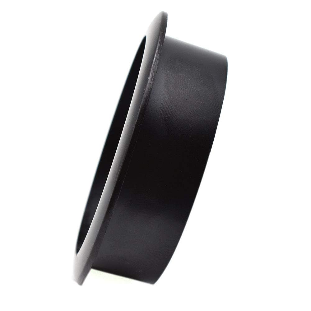 2 Inch (50mm) Black Zinc Alloy Desk Grommet - Cable Management Hole Cover for Computer Desk, Office Cabinet & Home Workspace - Cord Organizer for Wires & Cables