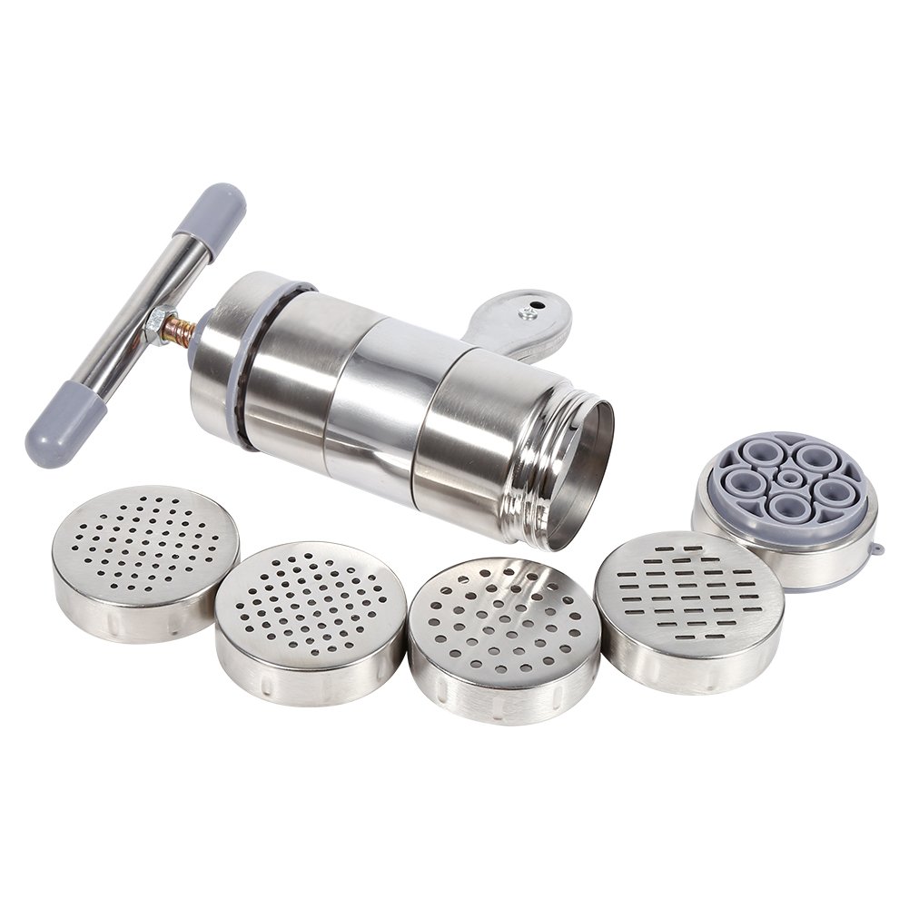 Premium Stainless Steel Manual Pasta Maker Machine - Durable Noodle Press for Homemade Pasta, Kitchen Pasta Roller & Cutter Accessory | Perfect for Italian Cuisine, Family Cooking & Restaurant Use