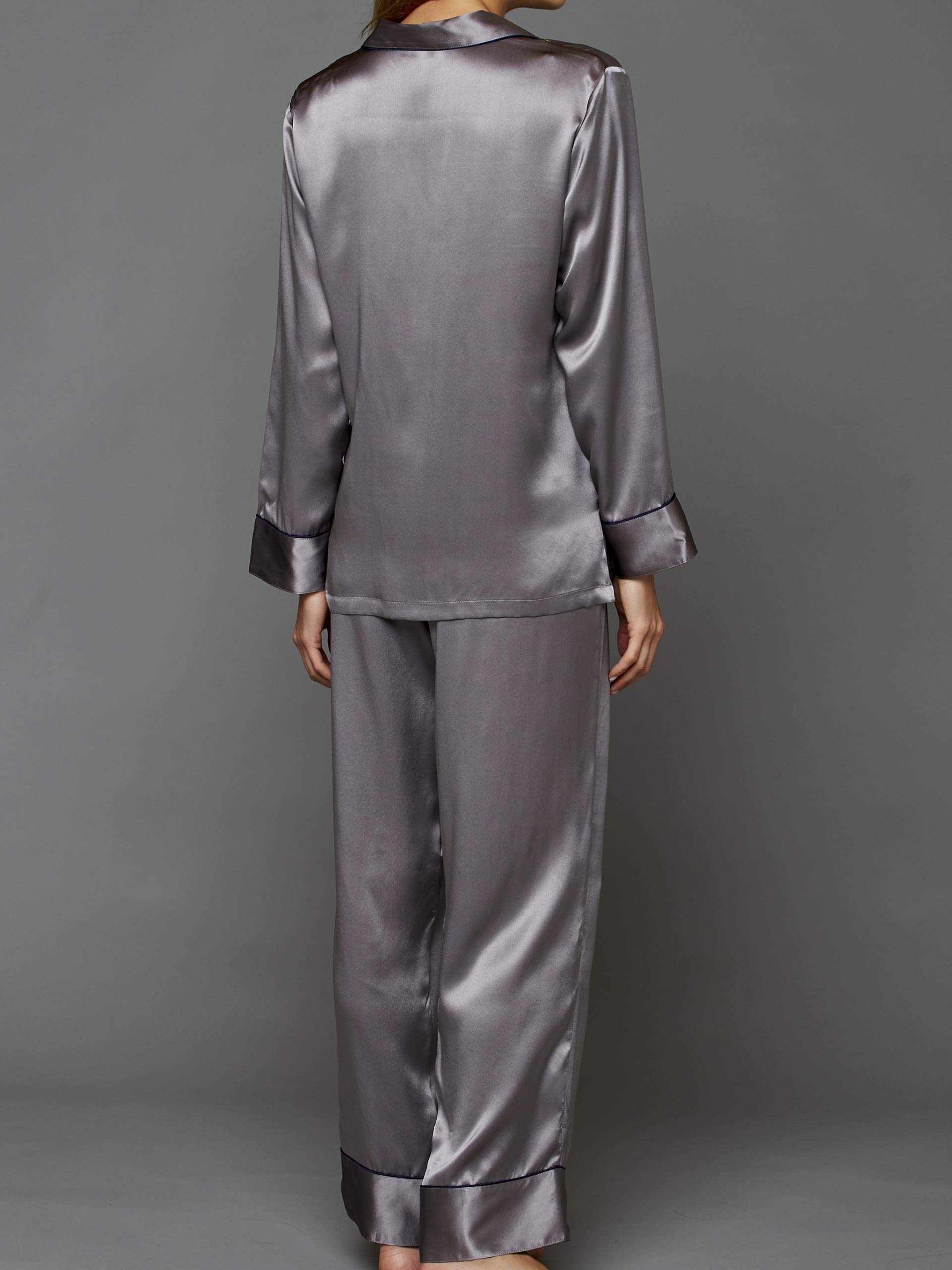 Women's 100% Silk Pajama Set - Soft & Luxurious Sleepwear for Comfortable Nights | Perfect for Relaxation, Lounging & Gift Giving