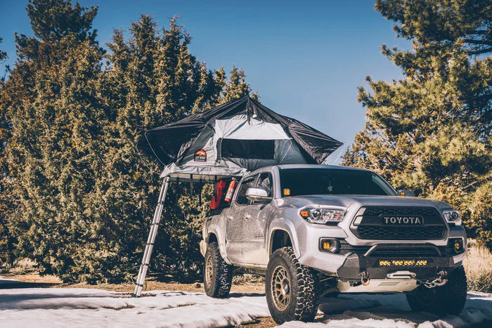 4x4 Sky Ridge Pike 2-Person Roof Top Tent for Camping & Overlanding - Heavy Duty Body Armor Protection for Outdoor Adventures
