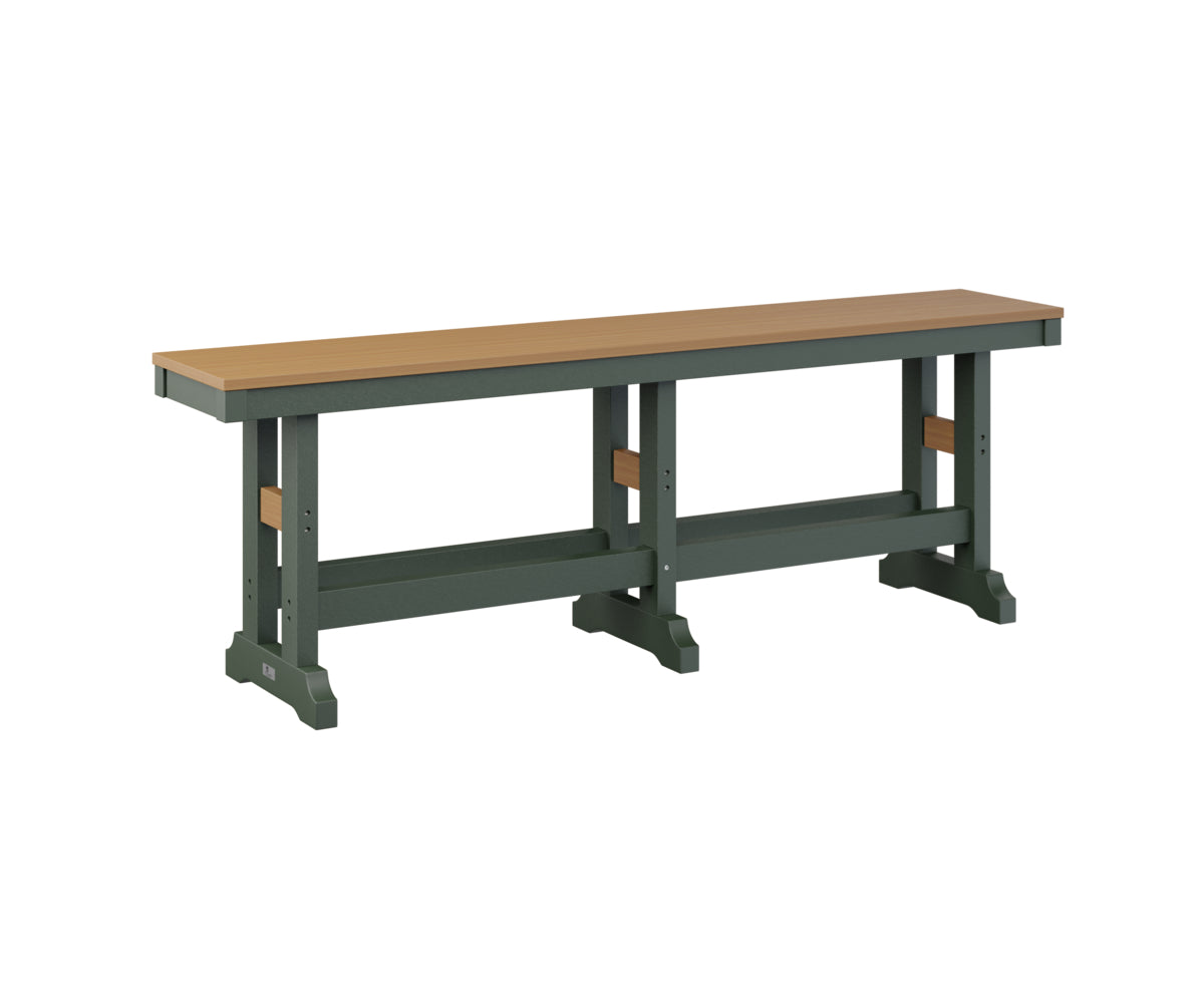 Berlin Gardens Garden Classic 66-Inch Outdoor Counter Height Bench - Perfect for Patio, Deck, Garden & Backyard Dining