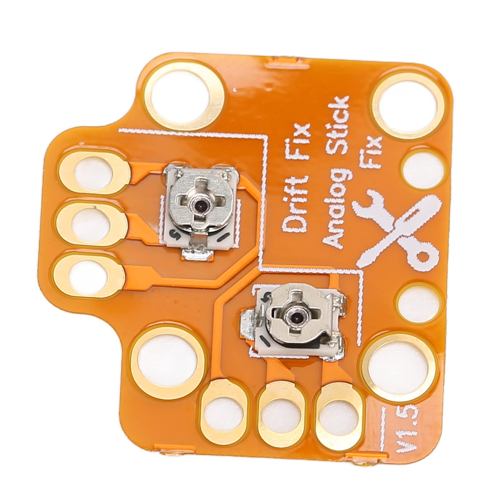 10Pcs Drift Repair Board Kit - Gamepad Joystick 3D Analog Stick Drift Fix Mod for PS4/PS5 Controllers - Gold Replacement Parts for Broken Controller Components - Perfect for Gaming Enthusiasts & DIY Repairs