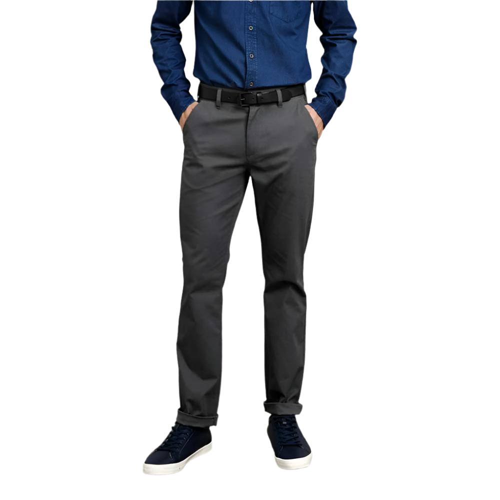 Men's Lawson Chino Pants - Classic Slim Fit Stretch Comfort Casual Dress Pants for Work & Office | Business Professional Attire, Weekend Wear & Smart Casual Outfits