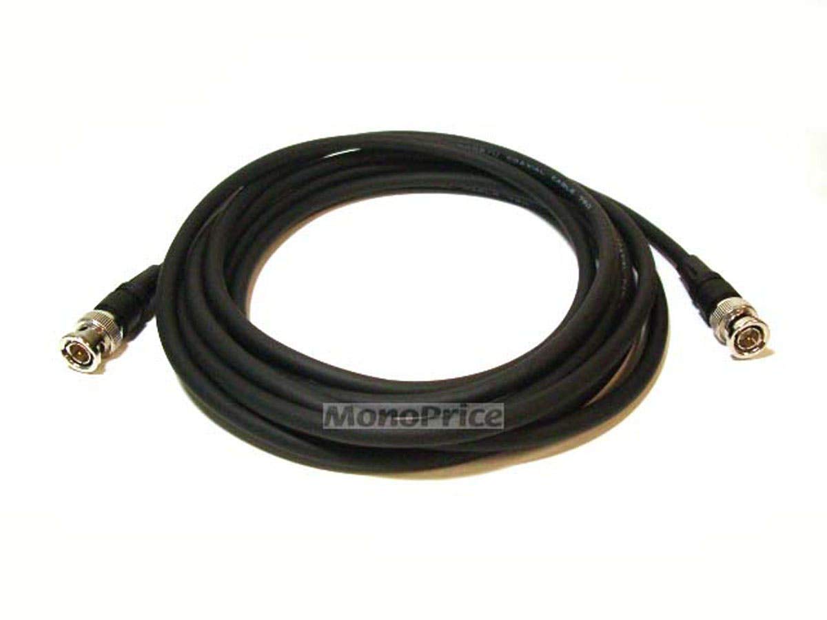 BattleBorn 12FT BNC Male to Male CCTV Security Camera Cable - High-Quality DVR Connector for Surveillance Systems & Home Security Setup