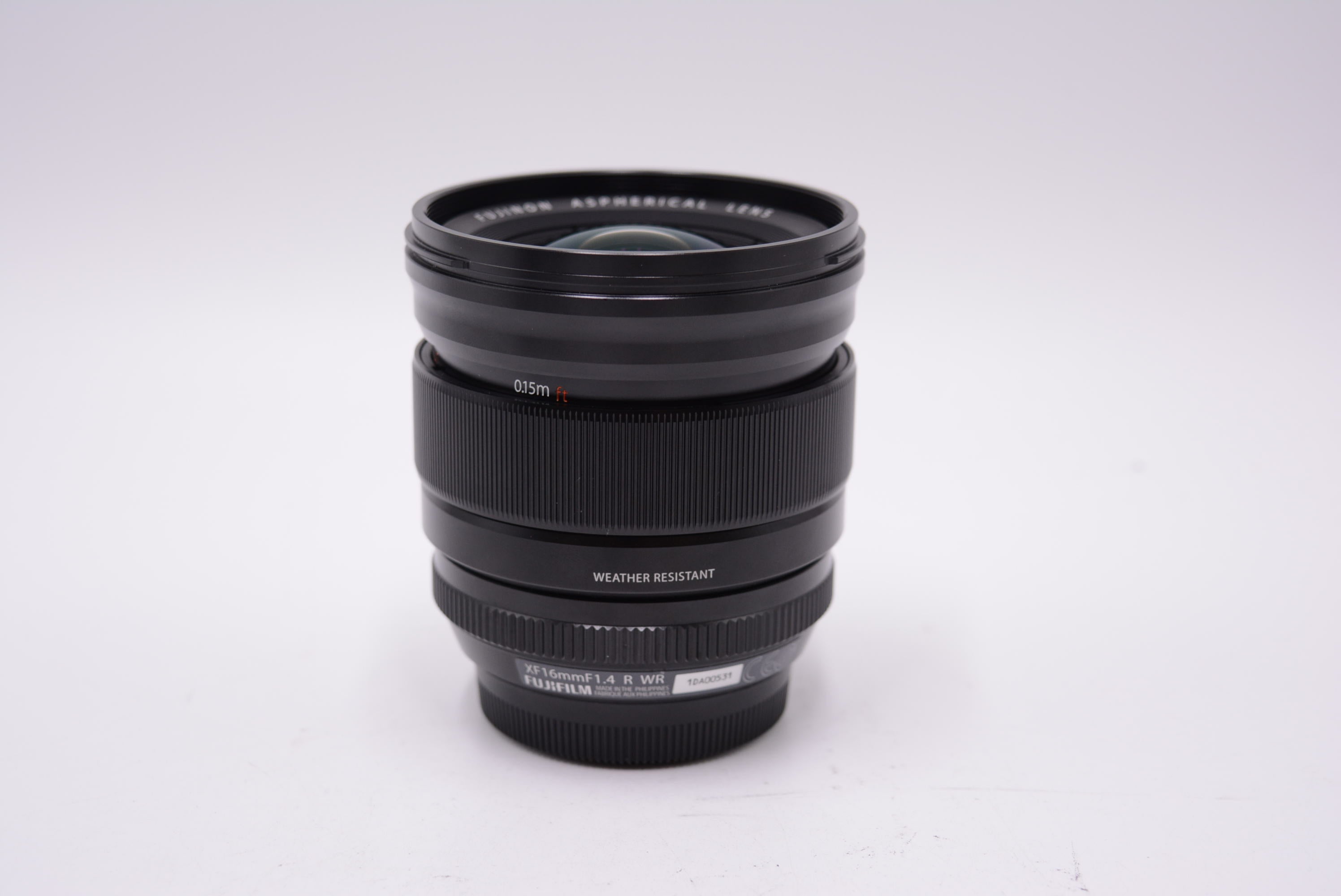 Fujifilm XF 16mm f/1.4 R WR Lens (00531) - Fast Aperture Wide Angle Prime Lens for Fuji X-Mount Cameras - Perfect for Landscape, Street & Low Light Photography (Used)