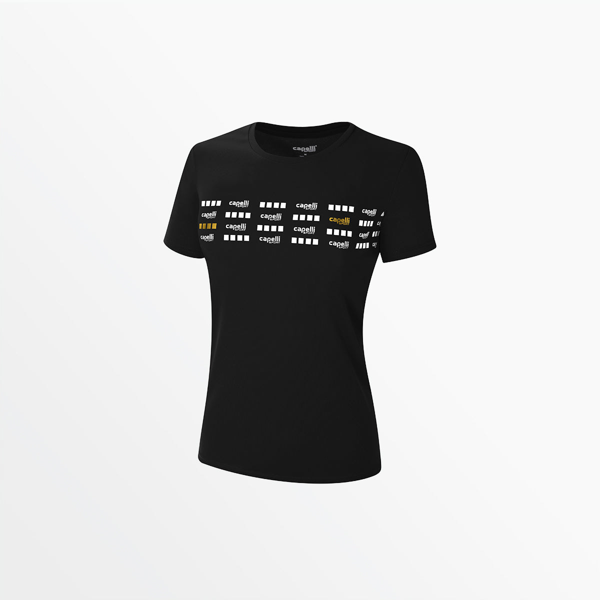 Women's Signature Graphic Scoop Neck T-Shirt - Soft Cotton Casual Tee for Everyday Wear, Street Style & Layering