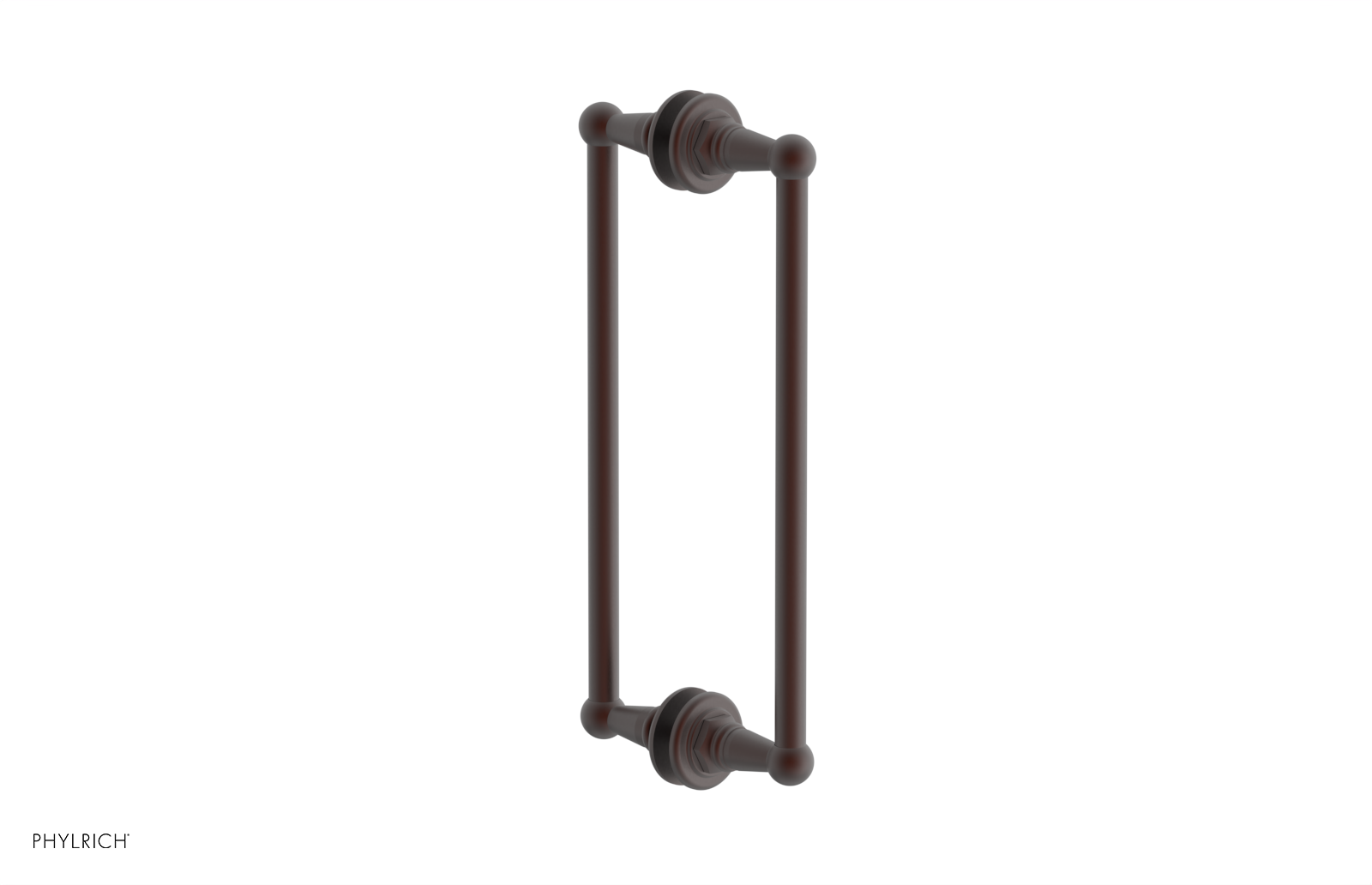 Jamestown 12 Double Sided Shower Pull 165 93 12 - Durable Bathroom Hardware for Shower Doors & Glass Partitions