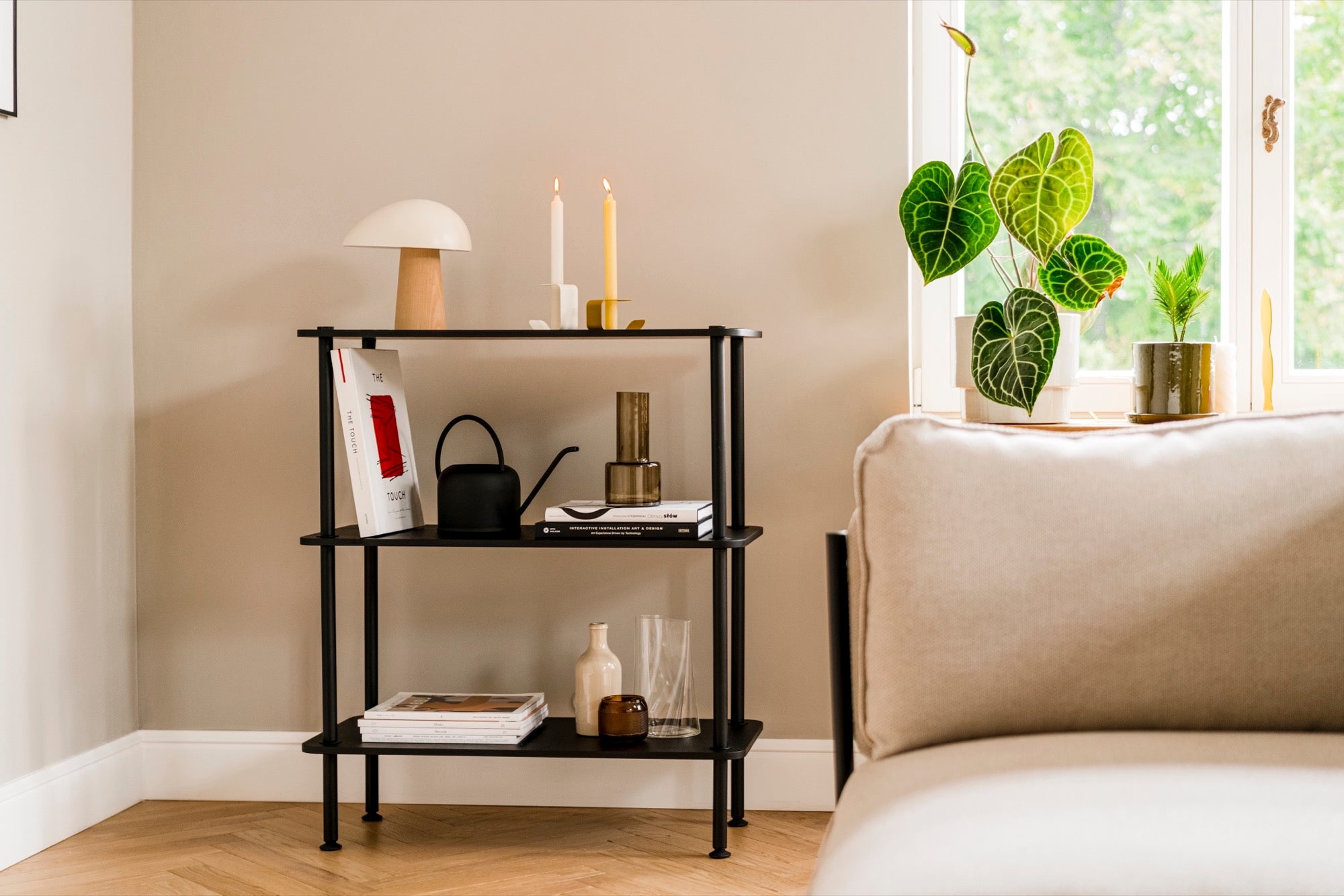 4-Tier Teidi Bookcase - Sturdy Wooden Bookshelf for Home, Office & Dorm Organization - Perfect for Storing Books, Decor & Essentials