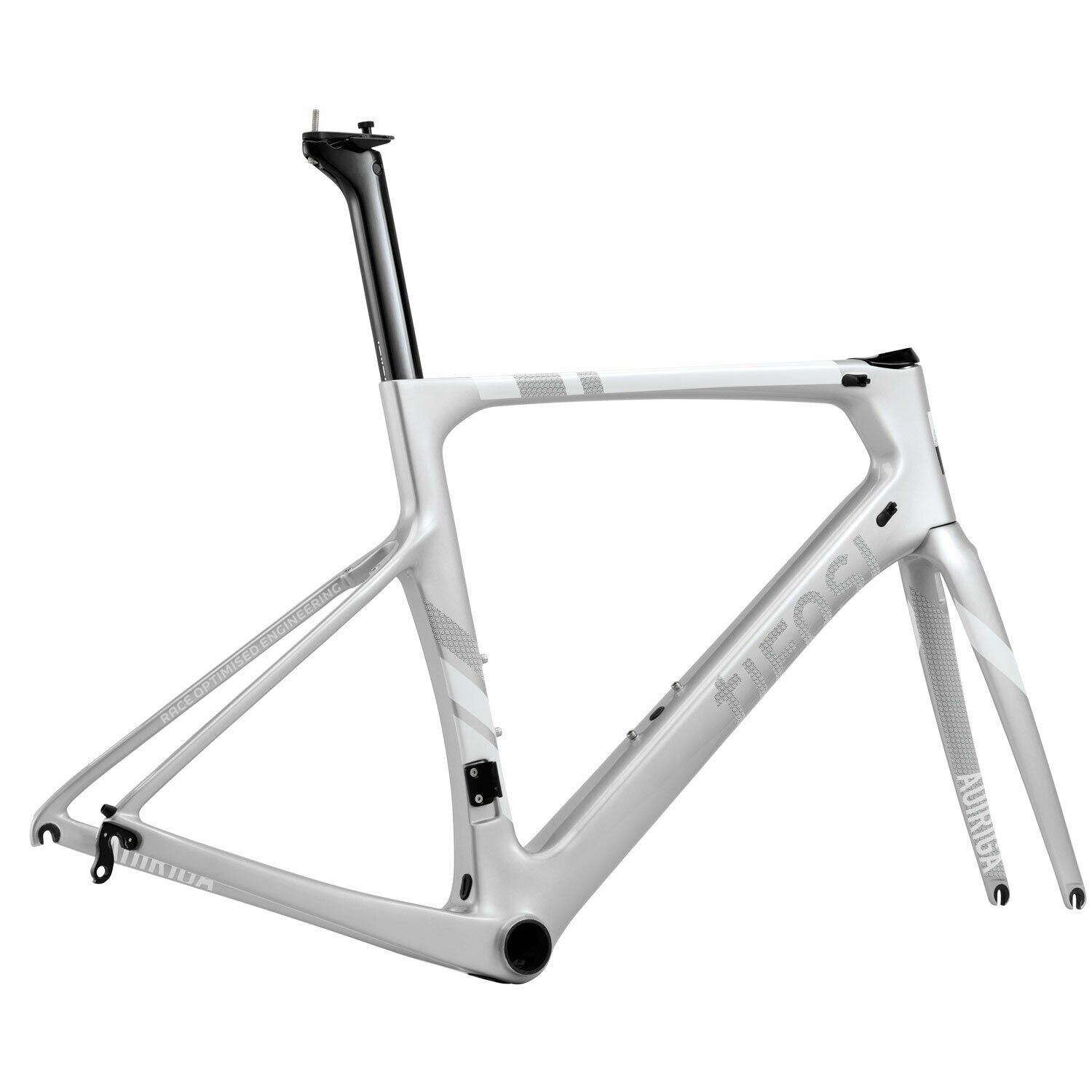 Tifosi Auriga Caliper Silver Road Bike Frameset - Lightweight Aluminum Frame for Racing & Performance Cycling