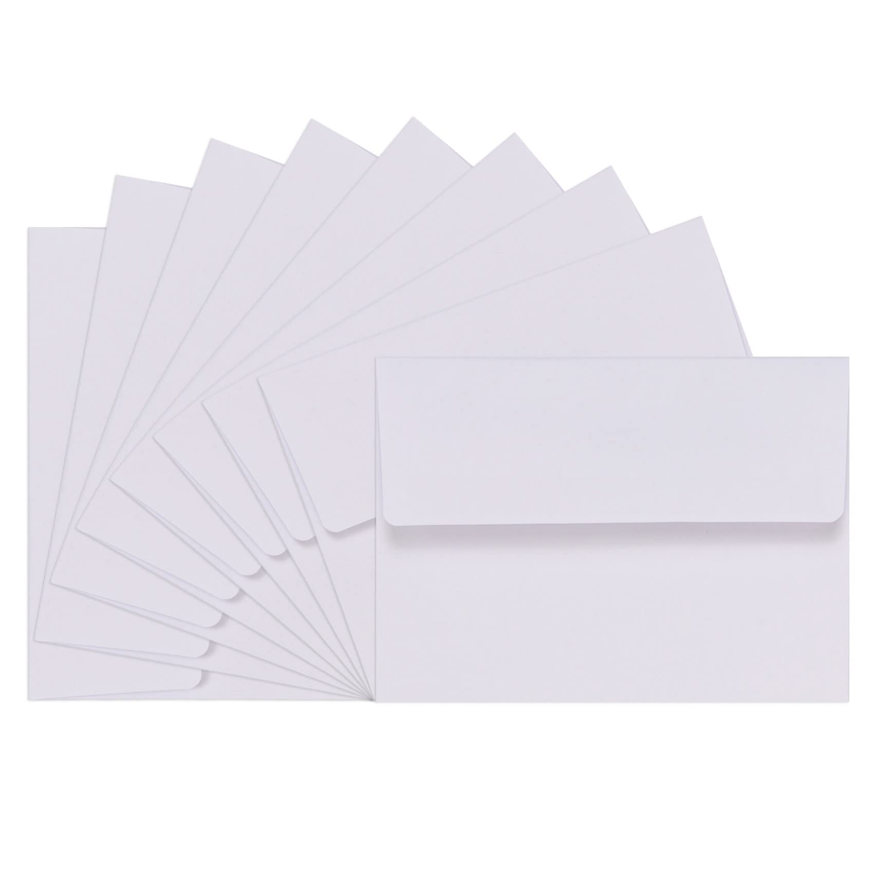 18-Pack White 5x7 Self Seal A7 Envelopes - Mailing Envelopes for Invitations, Cards, Letters, Photos, Thank You Cards & Weddings - Perfect for Business Correspondence, Greeting Cards and Event Invitations