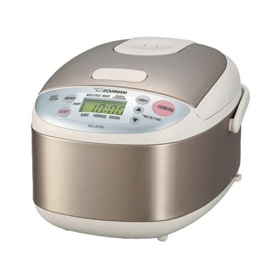 NS LAQ05 0.5L Mini Rice Cooker with Micom Fuzzy Logic Technology - Perfect for Small Kitchens, Dorms & Travel | Fast & Even Cooking for Rice, Grains & More