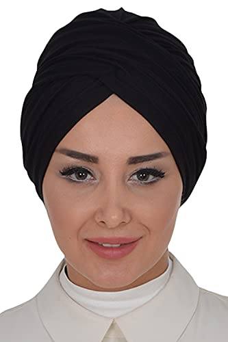 Stylish Cotton Turban Head Wrap for Women - Soft & Breathable Hair Scarf - Perfect for Yoga, Beach, or Everyday Fashion Accessory