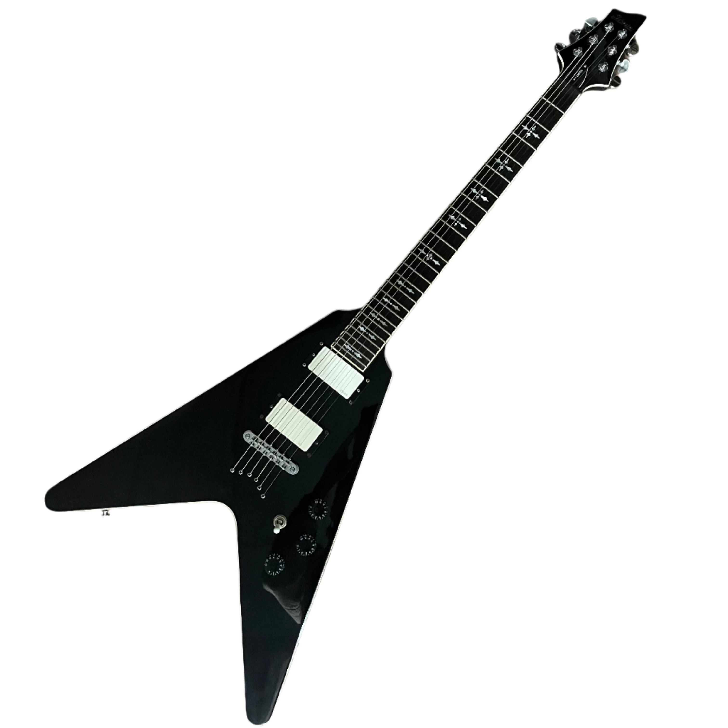 Schecter Diamond Series V1 Limited Edition Electric Guitar - Mahogany Body, Maple Neck - Rock/Metal Performance (No Case Included) - Perfect for Stage, Studio & Home Practice