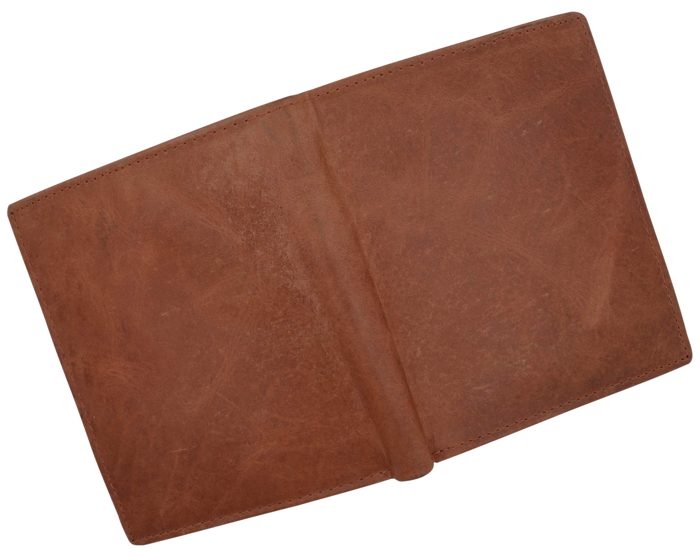 Premium RFID Blocking Bifold Wallet for Men - Genuine Lambskin Leather Credit Card Holder (Antique Brown) | Slim Minimalist Design for Everyday Carry, Travel & Business Use