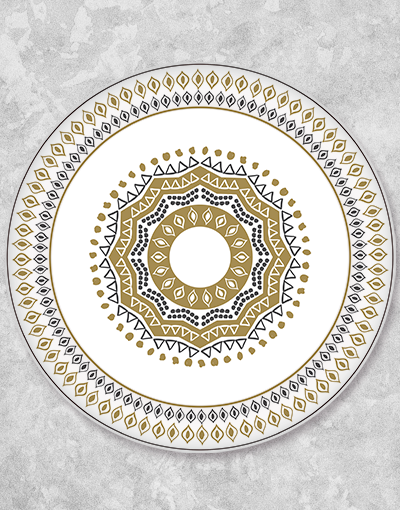 Hamilton 10.5 Inch Porcelain Dinner Plates - Set of 24, Elegant White Dish Set for Restaurants, Weddings & Everyday Dining - Durable & Microwave Safe