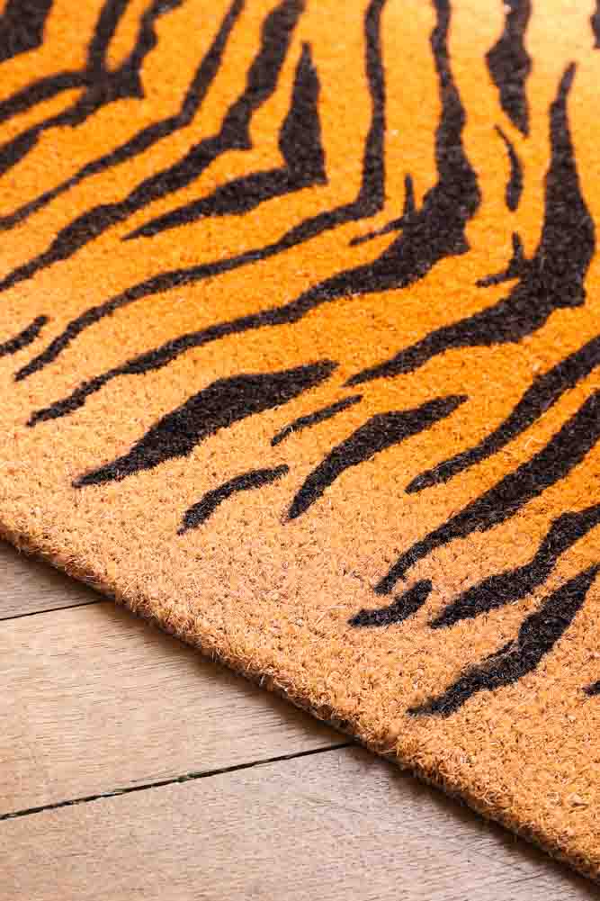 Non-Slip Tiger Print Doormat - Waterproof & Durable Welcome Mat for Front Door - Perfect for Home, Office & Outdoor Entryway Decor
