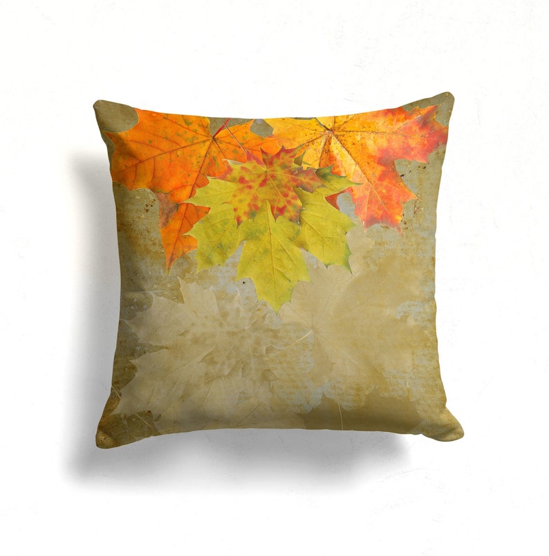 Autumn Love Set of 4 Decorative Pillow Covers - Fall Home Decor for Living Room, Bedroom & Sofa