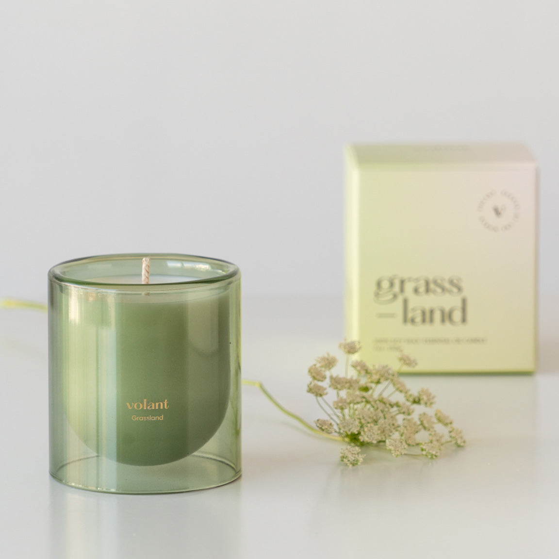 Premium Grassland Scented Soy Candle - Natural Aromatherapy for Home, Office & Relaxation - Perfect for Stress Relief & Meditation