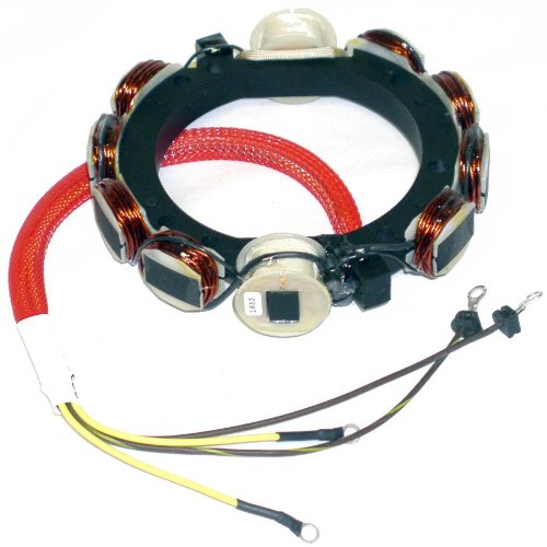 CDI Electronics Stator for Johnson/Evinrude 4 Cylinder Outboard Motors - 12 Amp PP4 Replacement Part - Perfect for Marine Engine Repair & Maintenance
