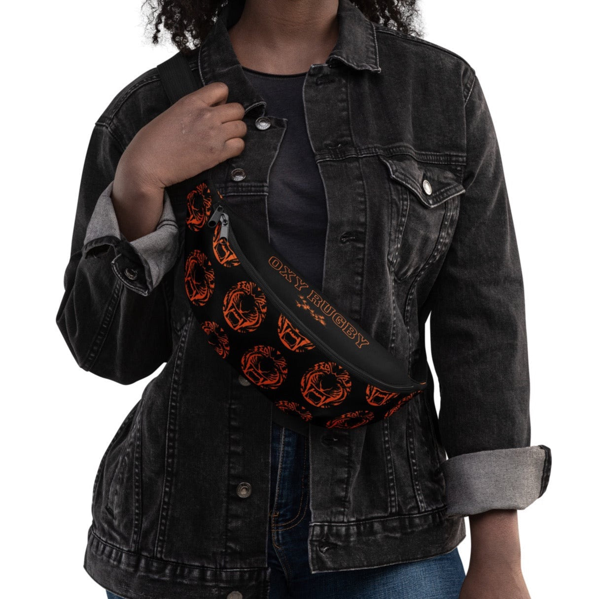 Oxy Rugby Fanny Pack - Water-Resistant Waist Bag for Men & Women - Perfect for Running, Hiking, Travel & Outdoor Activities