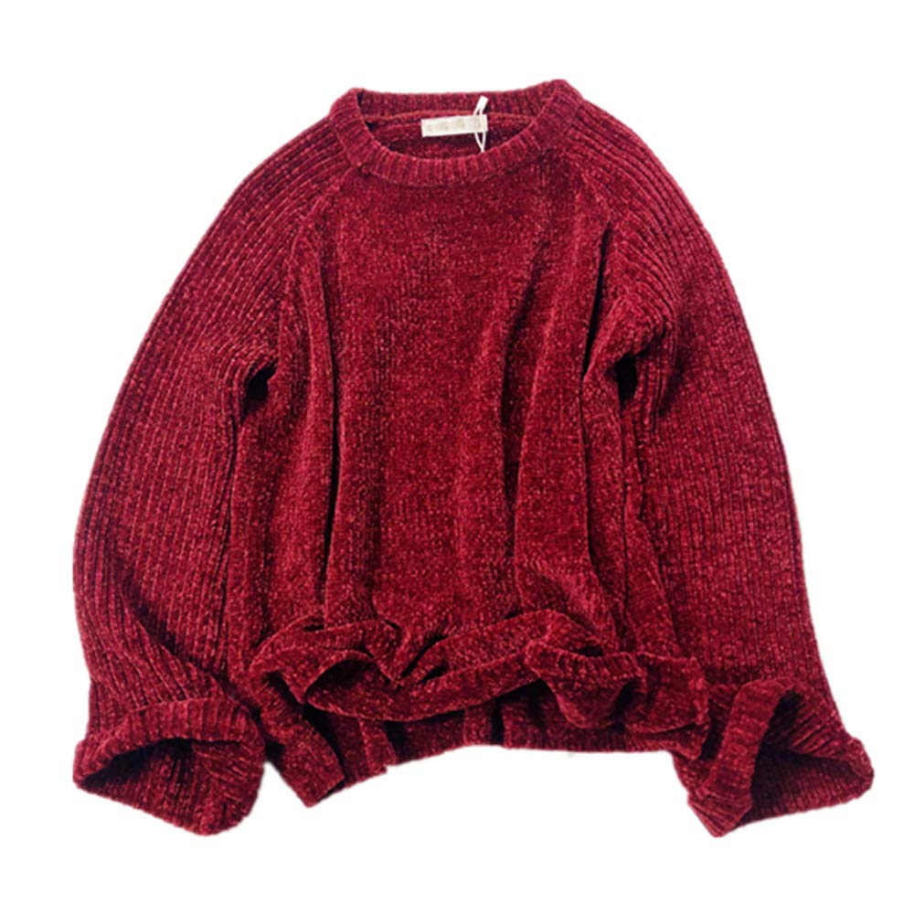 Soft Rust Red Chenille Velvet Yarn - 400g Fluffy Knitting Yarn for DIY Sweaters, Scarves, Gloves & Hats | Premium Knitting Materials for Cozy Winter Crafts & Home Decor Projects