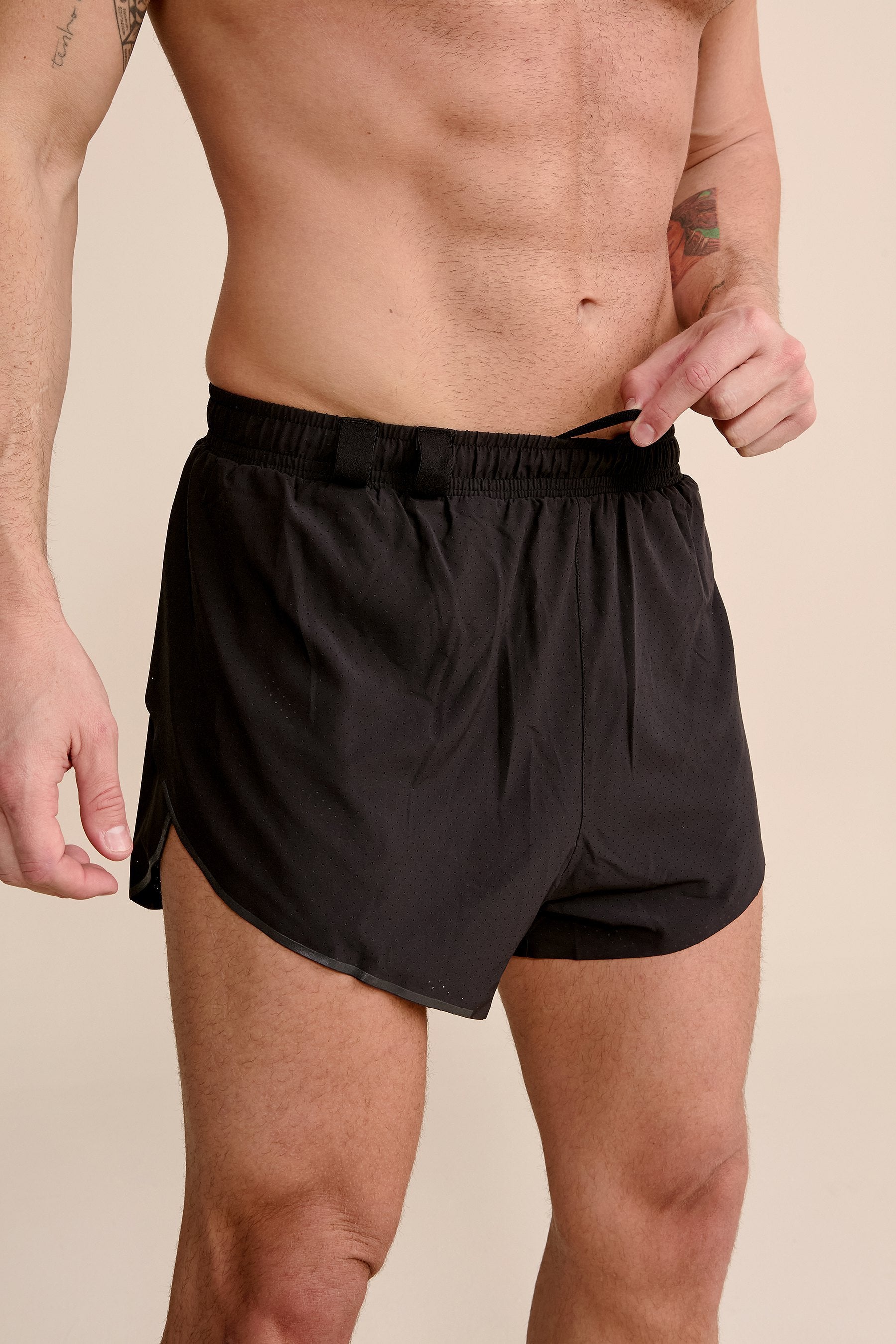 3 Pack Nylon Tech Running Shorts for Men - Lightweight, Breathable & Quick-Dry - Perfect for Gym, Jogging & Outdoor Sports