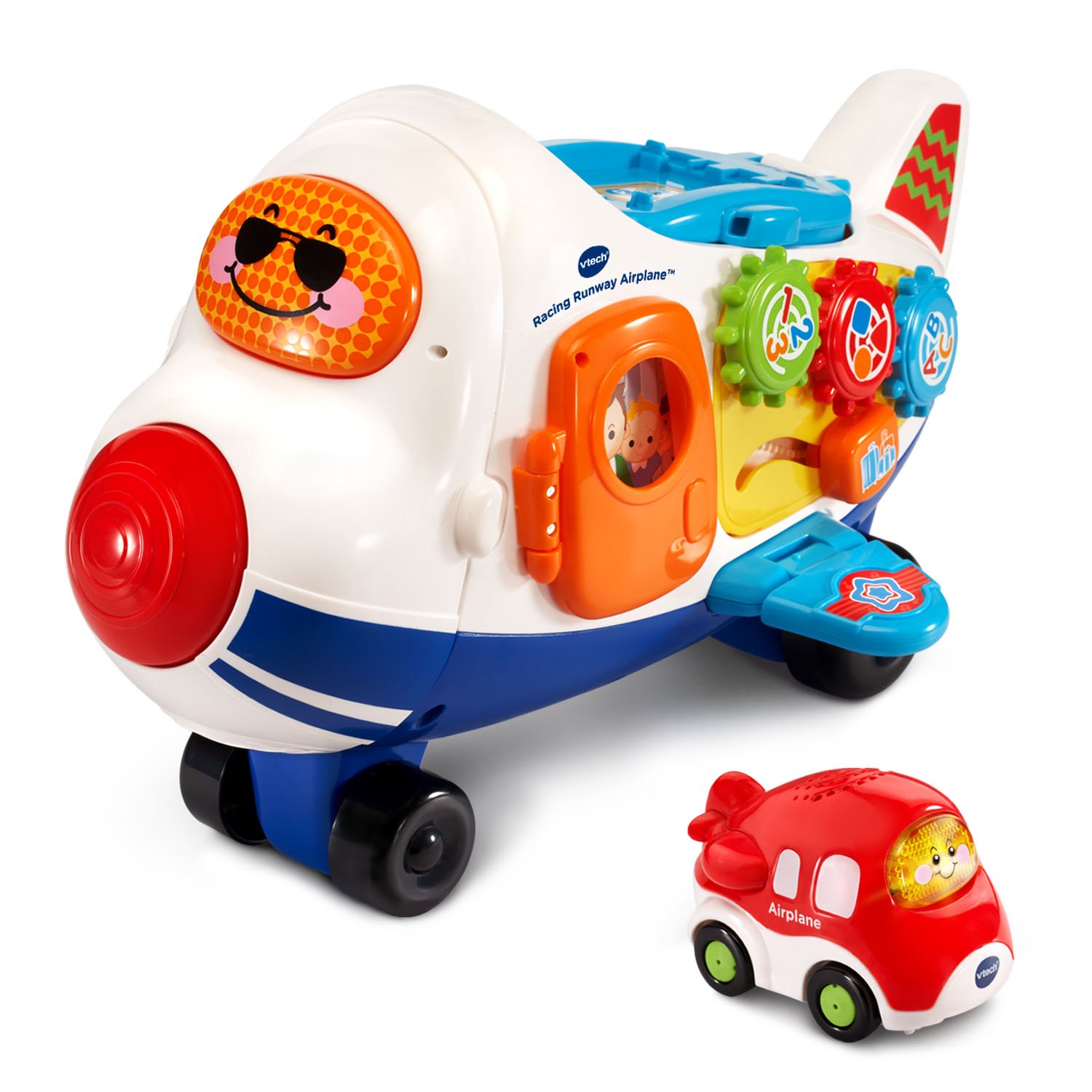 VTech Go! Go! Smart Wheels Racing Runway Airplane Toy for Kids - Interactive Learning Toy with Lights & Sounds - Perfect for Toddlers Airplane Playtime & Pretend Adventures