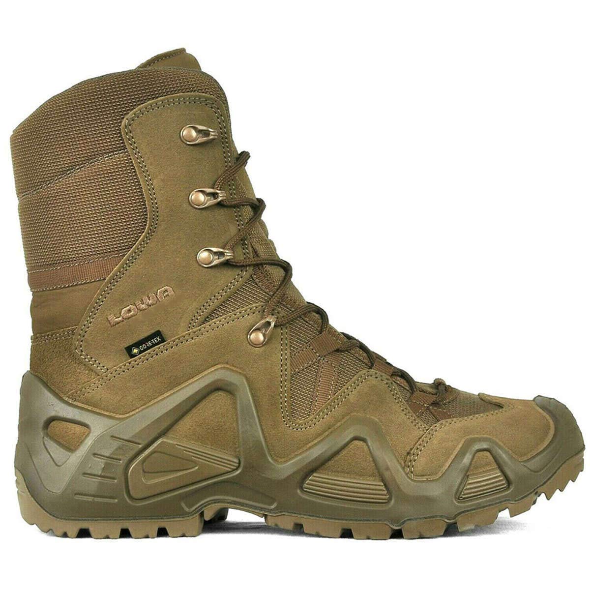 Lowa Men's Zephyr GTX Hi TF Hiking Boots - Coyote Brown, Size 10 - Waterproof & Durable for Outdoor Adventures, Trekking, and Mountain Climbing