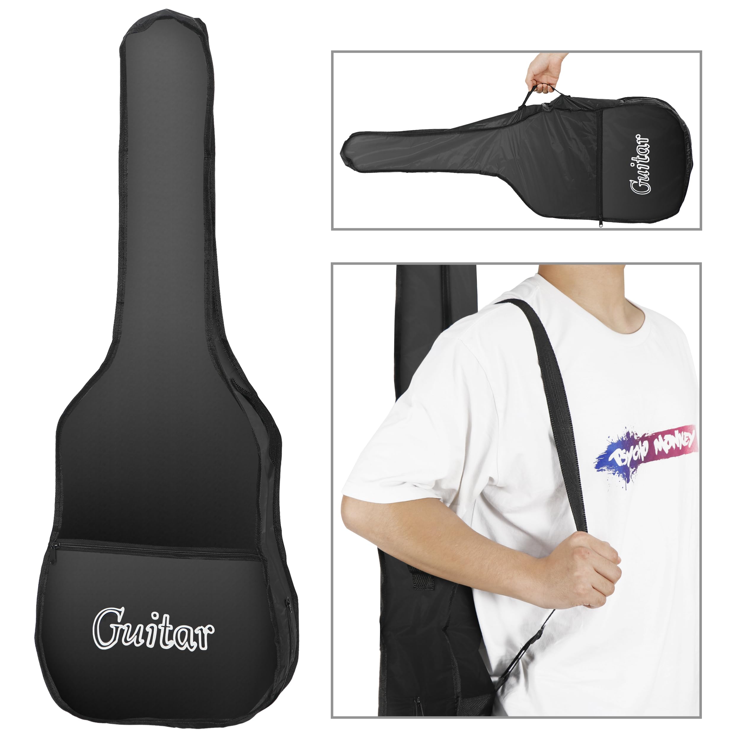 Smartxchoices 38-Inch Acoustic Guitar Bundle with Gig Bag, Strap, Pitch Pipe, Extra Strings & Picks - Pink 6-String Guitar for Beginners, Kids, Girls & Students (Right-Handed) | Perfect for Home Practice, Music Lessons & Gift Giving