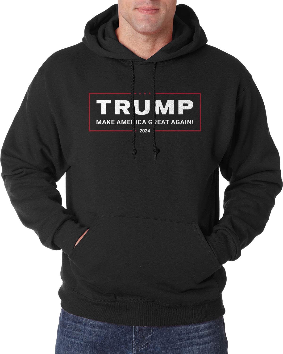 Retta Trump 2024 Make America Great Again Hoodie - Patriotic MAGA Sweatshirt for Men & Women - Comfortable Pullover for Political Rallies, Campaign Events & Conservative Support