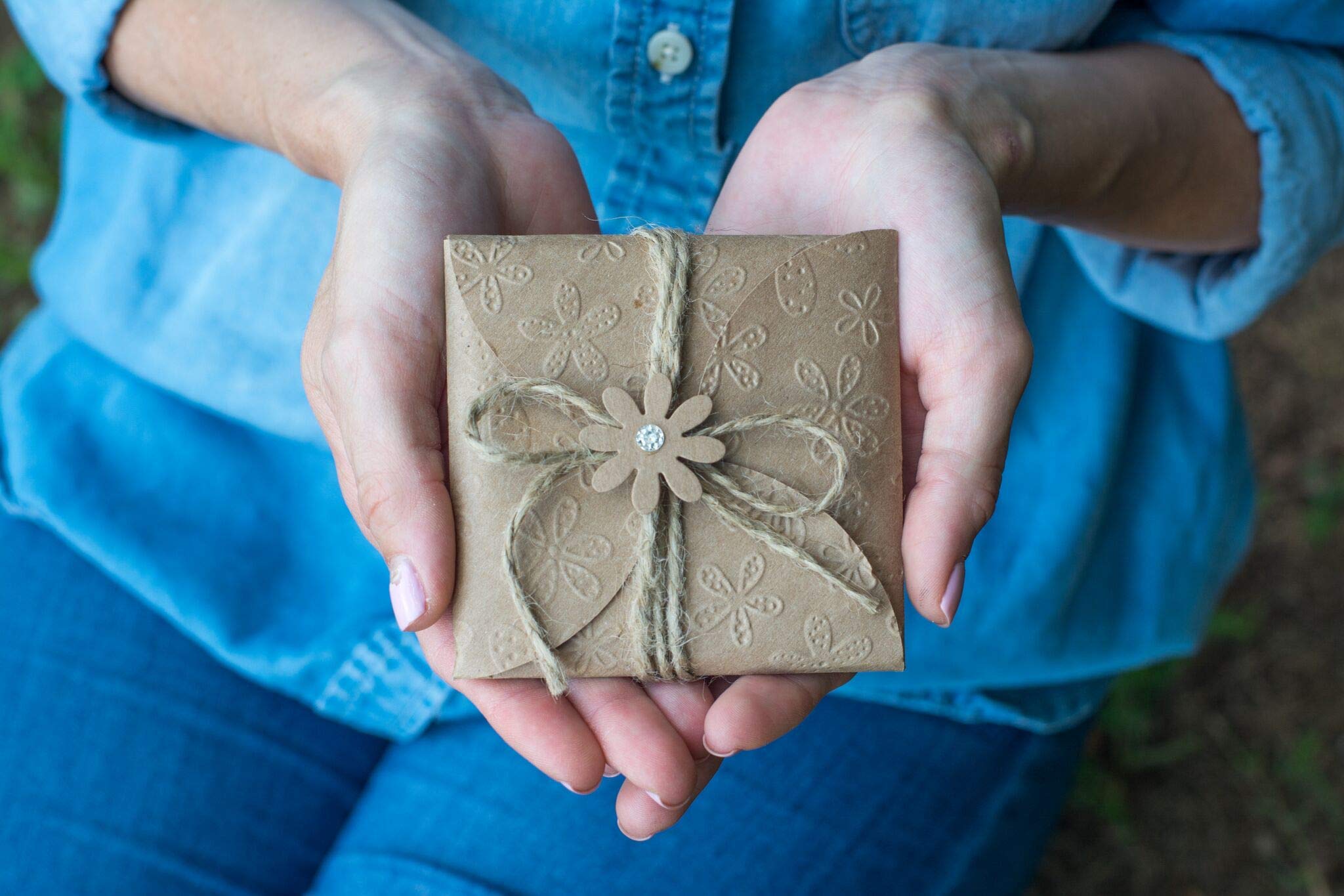 5 Floral Handmade Rustic Envelopes for Money Gifts - Perfect for Weddings, Birthdays & Special Occasions