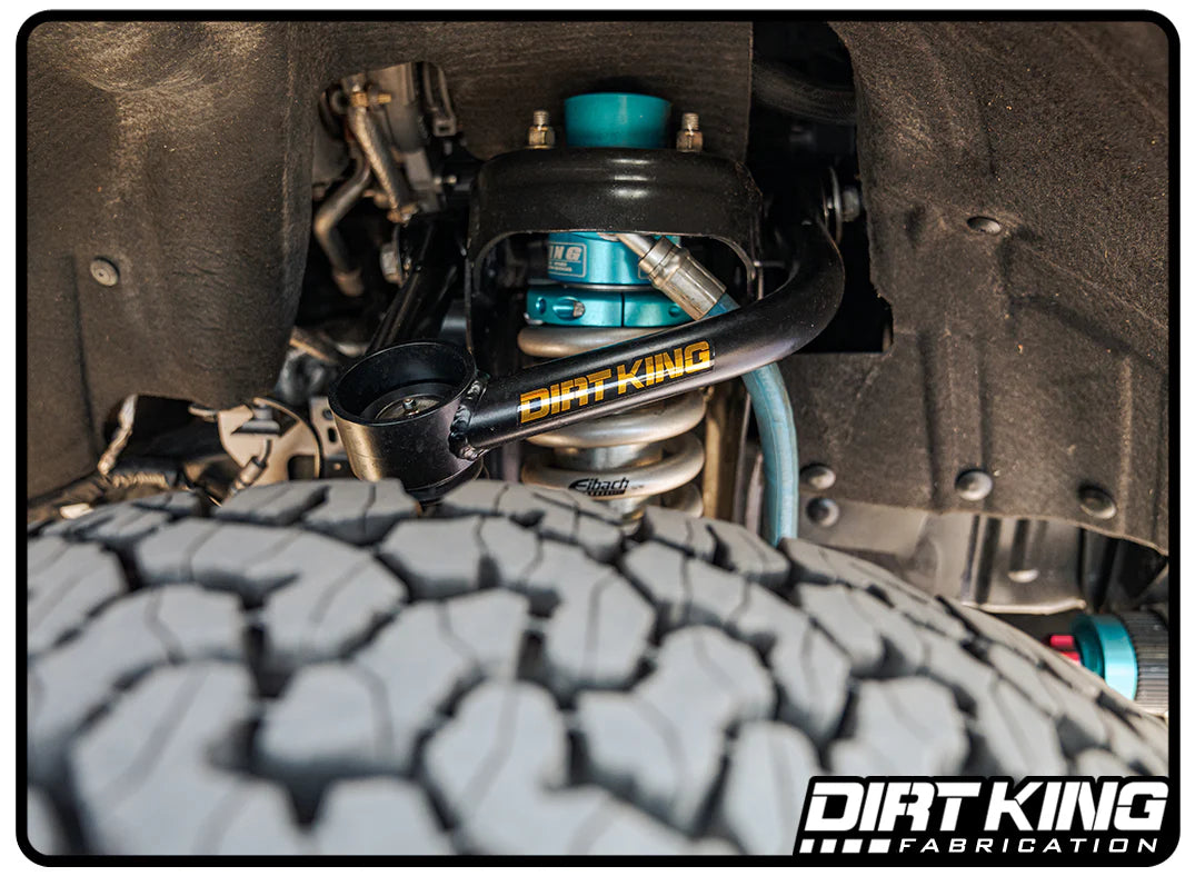 21+ Ford Bronco Dirt King 4130 Chromoly Ball Joint Upper Control Arm Kit - Off-Road Performance Upgrade for Rock Crawling & Trail Riding