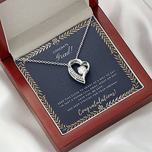 Handmade Graduation Necklace for Daughter - Class of 2021 Gift from Parents, Personalized College Graduate Jewelry Present | Perfect for Graduation Ceremony, Commencement Day & Special Occasions