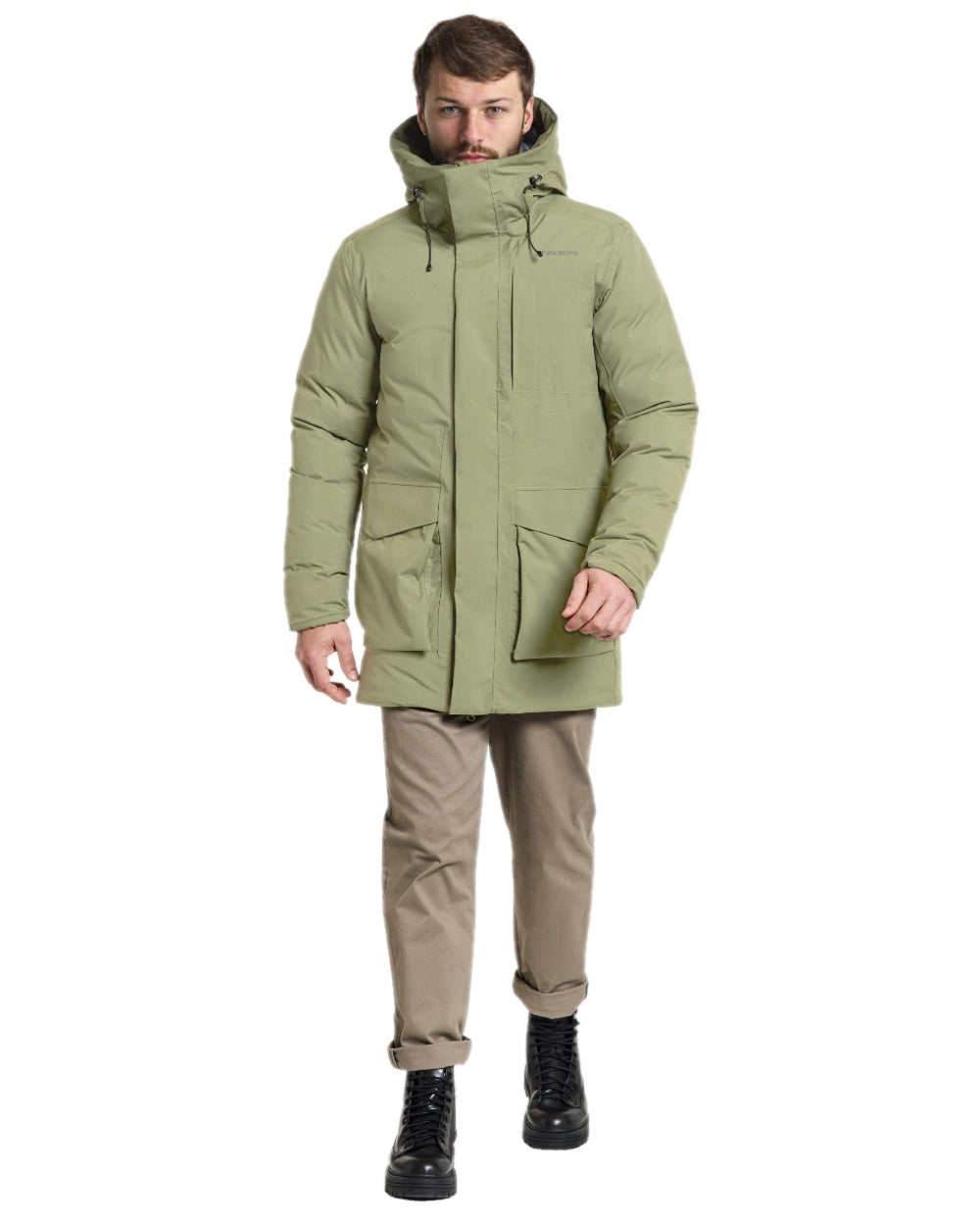 Didriksons Men's Akilles Parka Jacket - Waterproof Winter Coat for Outdoor Activities & Hiking