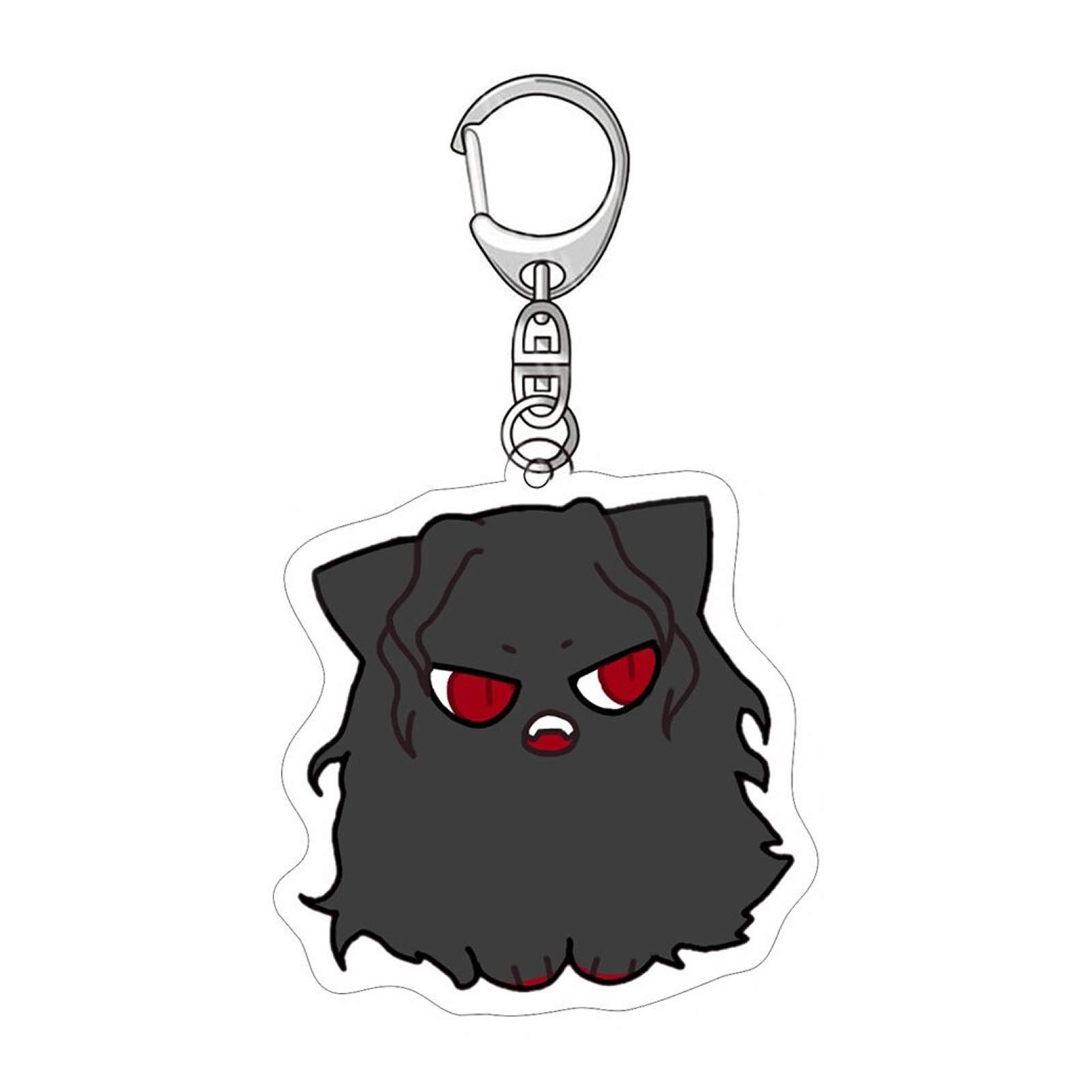 PPONE Demon Slayer Anime Acrylic Keychain - Kibutsuji Muzan Key Ring Pendant Accessories for Cosplay, Gift, Bag & Keychain Collection | Perfect for Fans, Cosplayers and Anime Enthusiasts