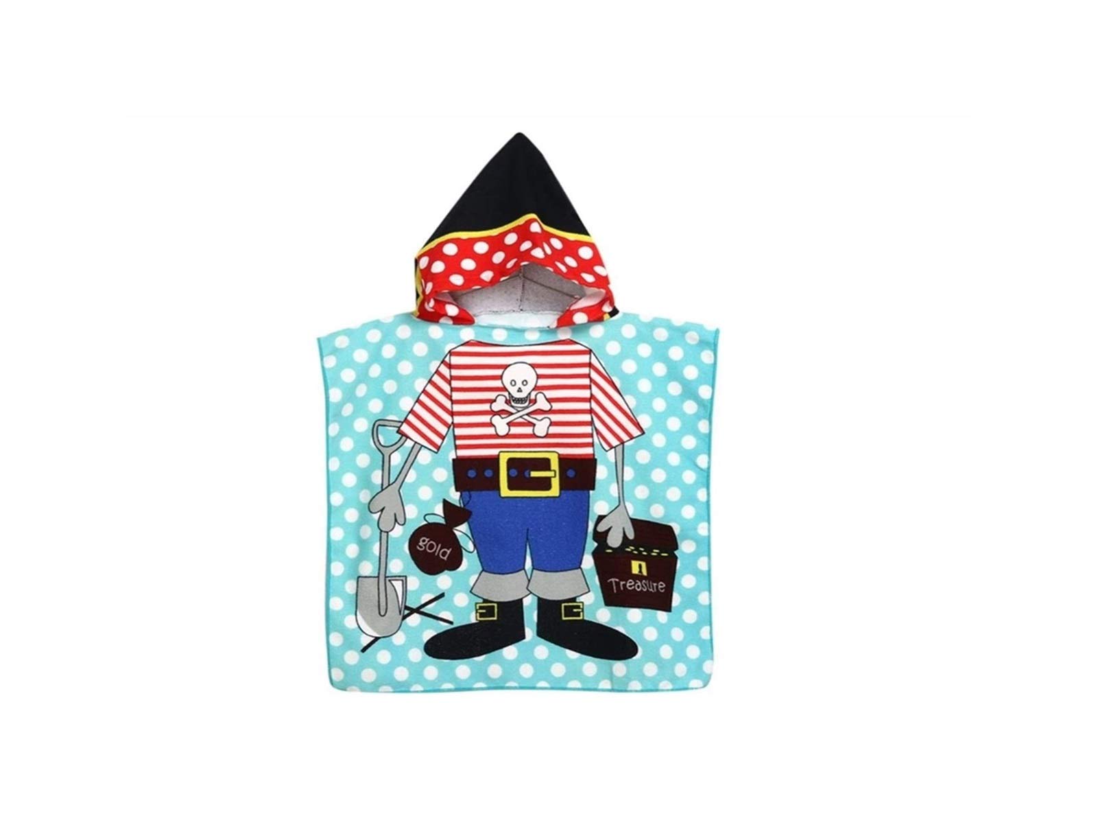 UpSoitech Kids Hooded Bath Towel - Soft Cartoon Baby Bathrobe for Boys & Girls 0-4 Years, Absorbent Swim Beach Towel with Hood, Cute Toddler Bathing Wrap for Pool, Beach & Nursery Use